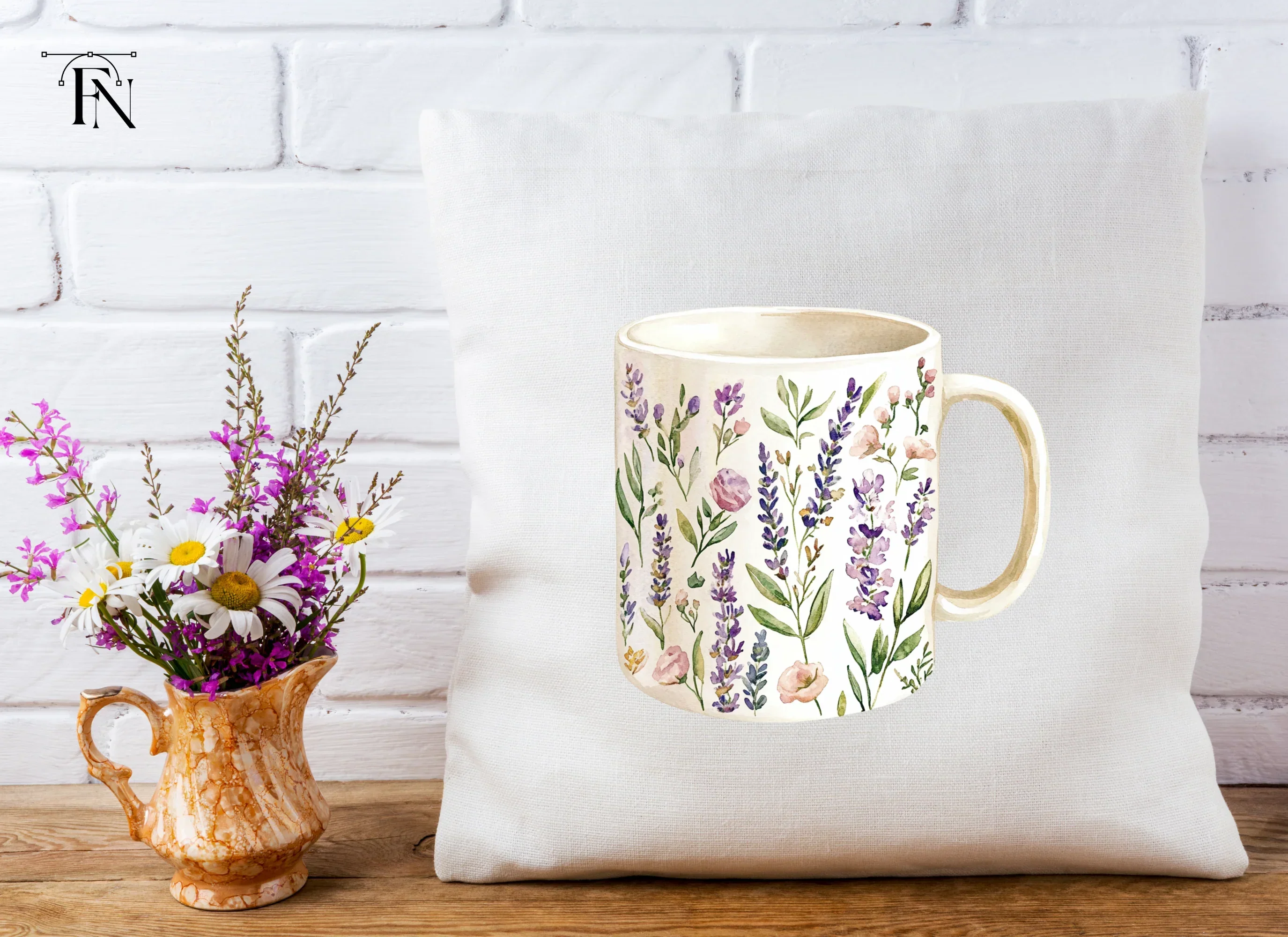 Lavender Field Clipart Bundle - Image 4