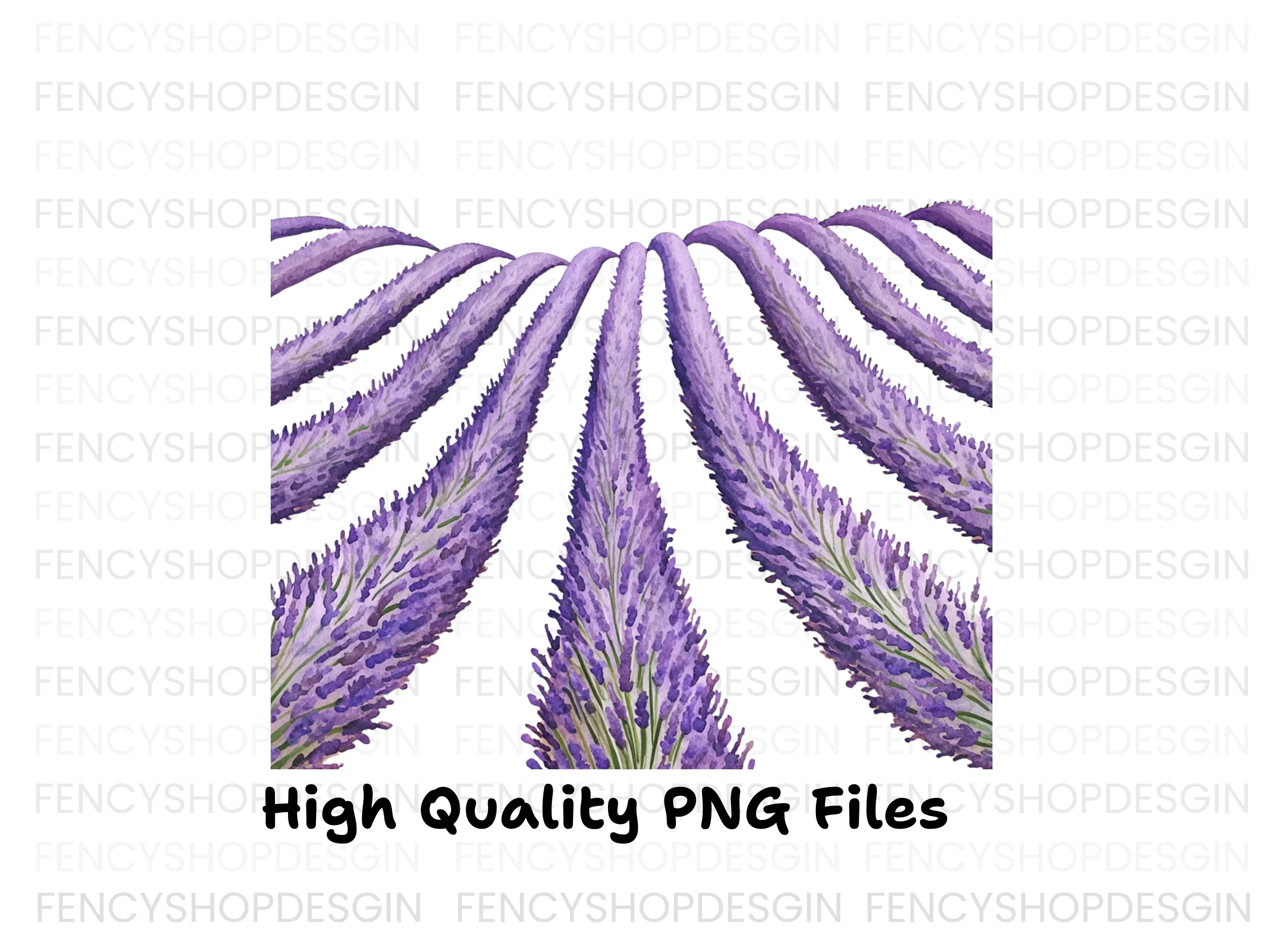 Lavender Field Clipart Bundle - Image 4