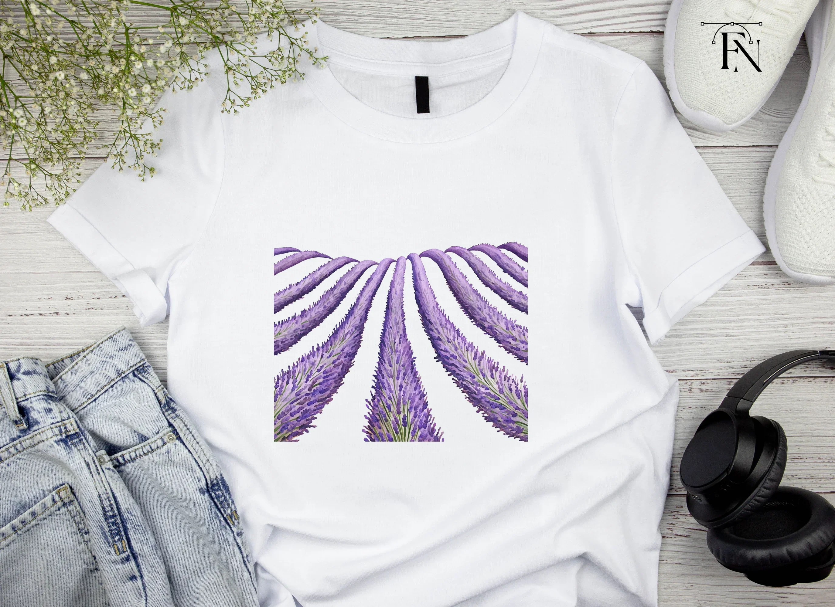 Lavender Field Clipart Bundle - Image 5