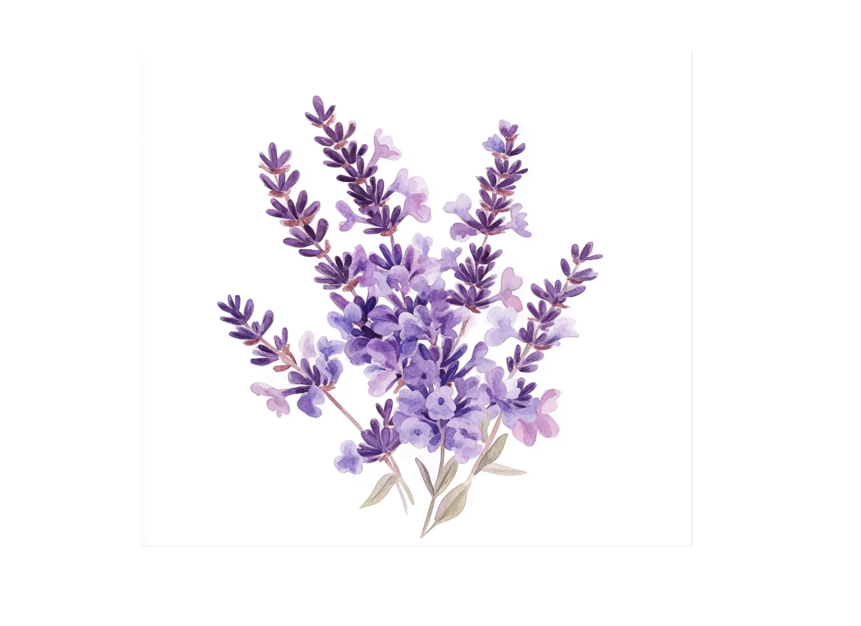 Lavender Flower Clipart Bundle - Image 3