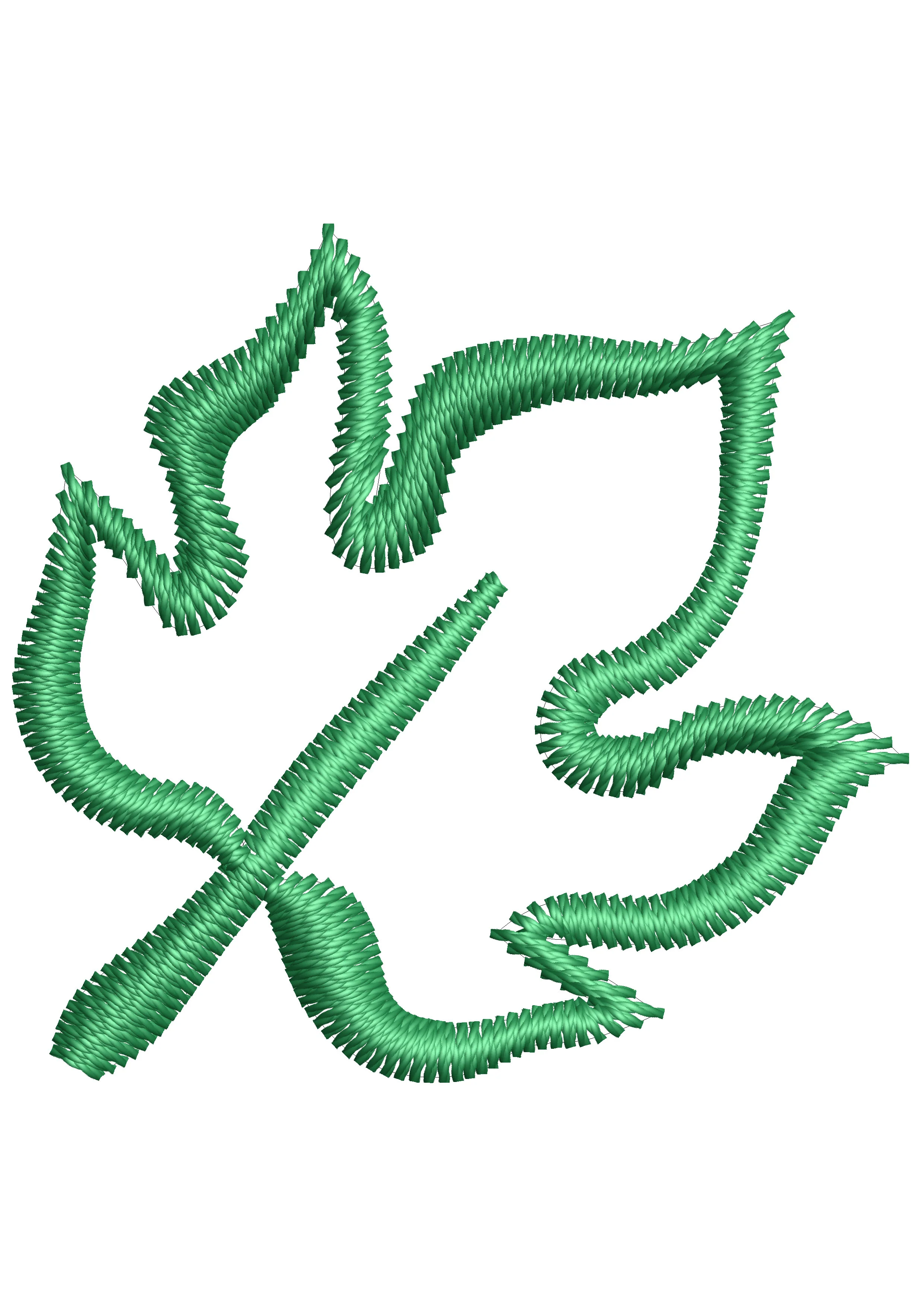 Leaf Embroidery Design