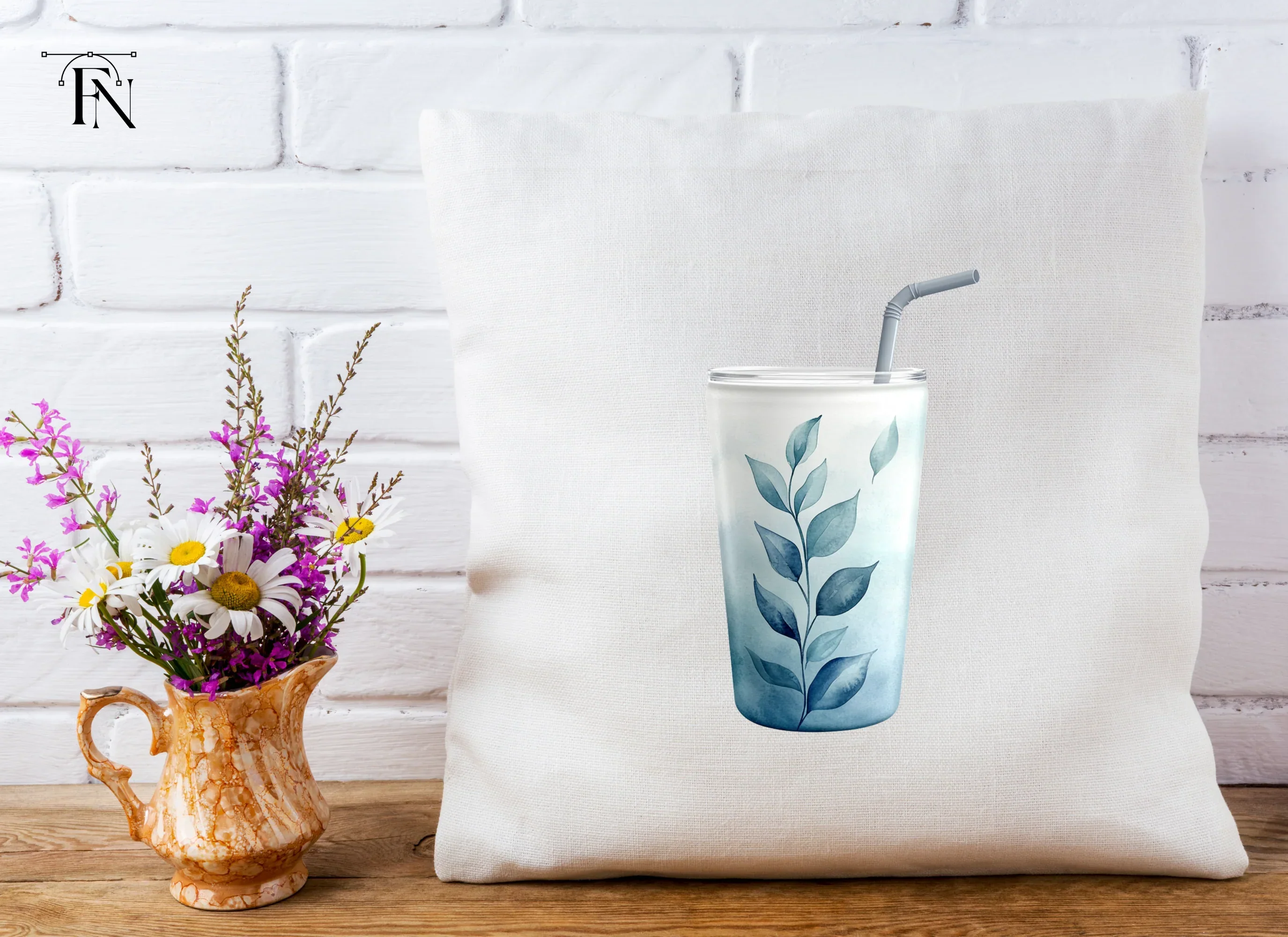 Leaf Tumbler Clipart Bundle - Image 4