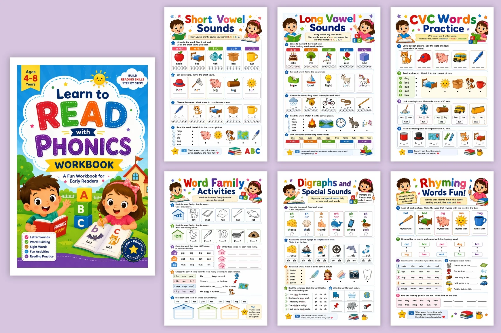 Learn To Read With Phonics Workbook - Image 5