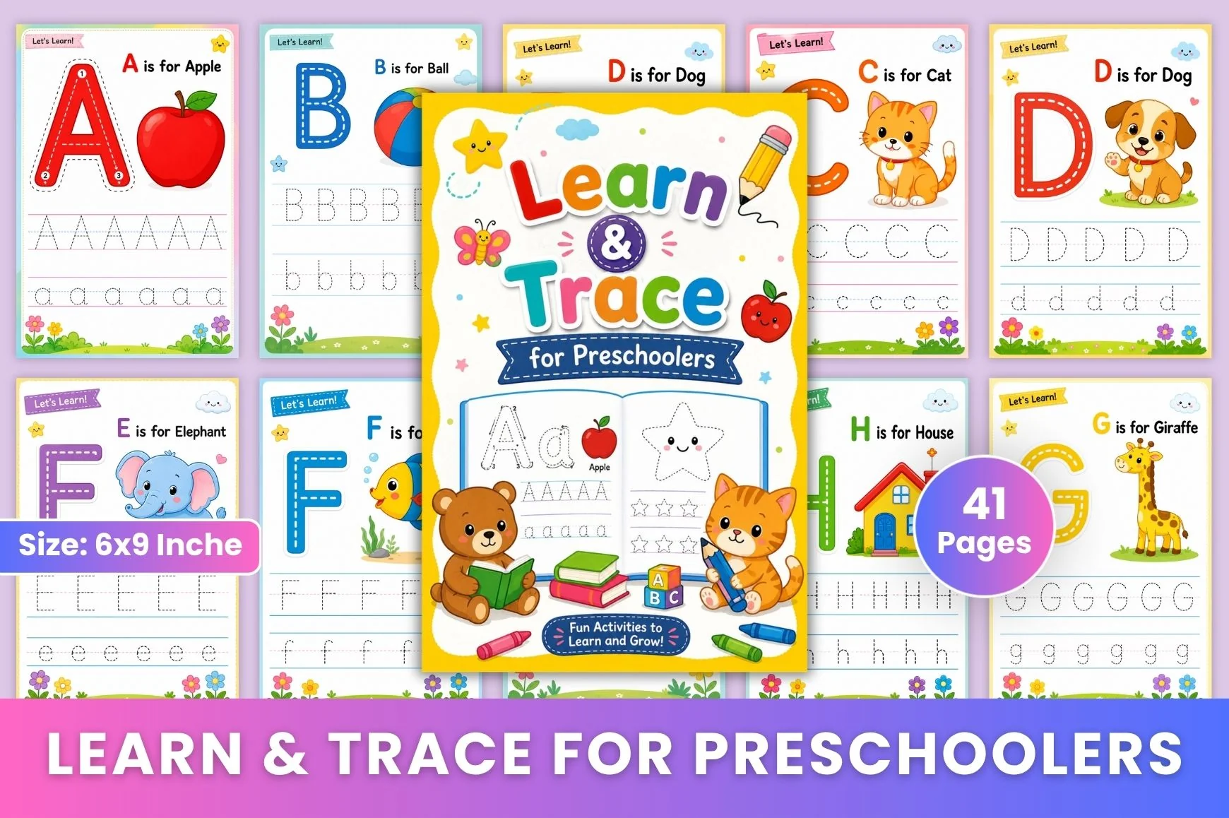 Learn Trace For Preschoolers