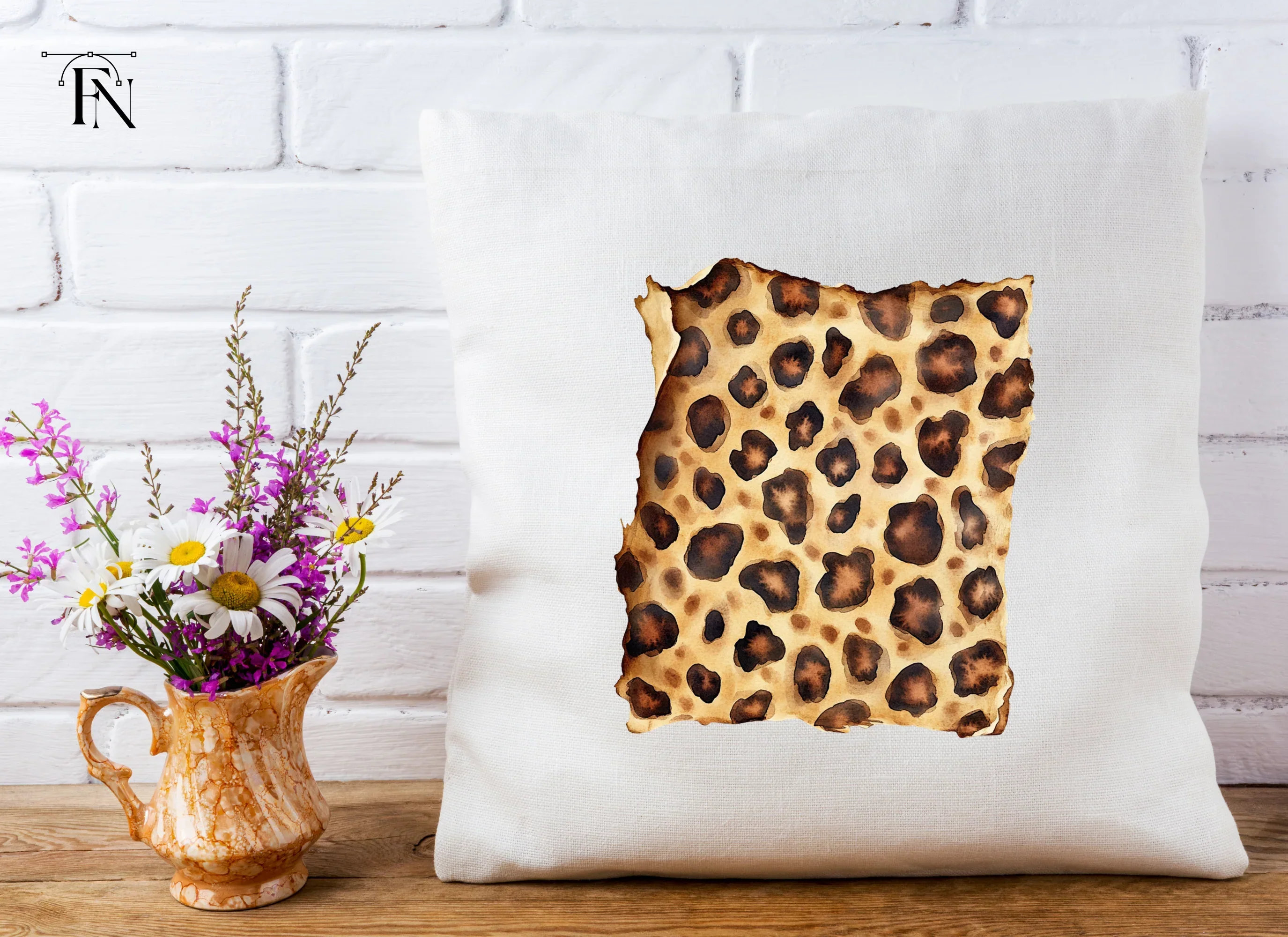 Leopard Texture Clipart Bundle - Image 5