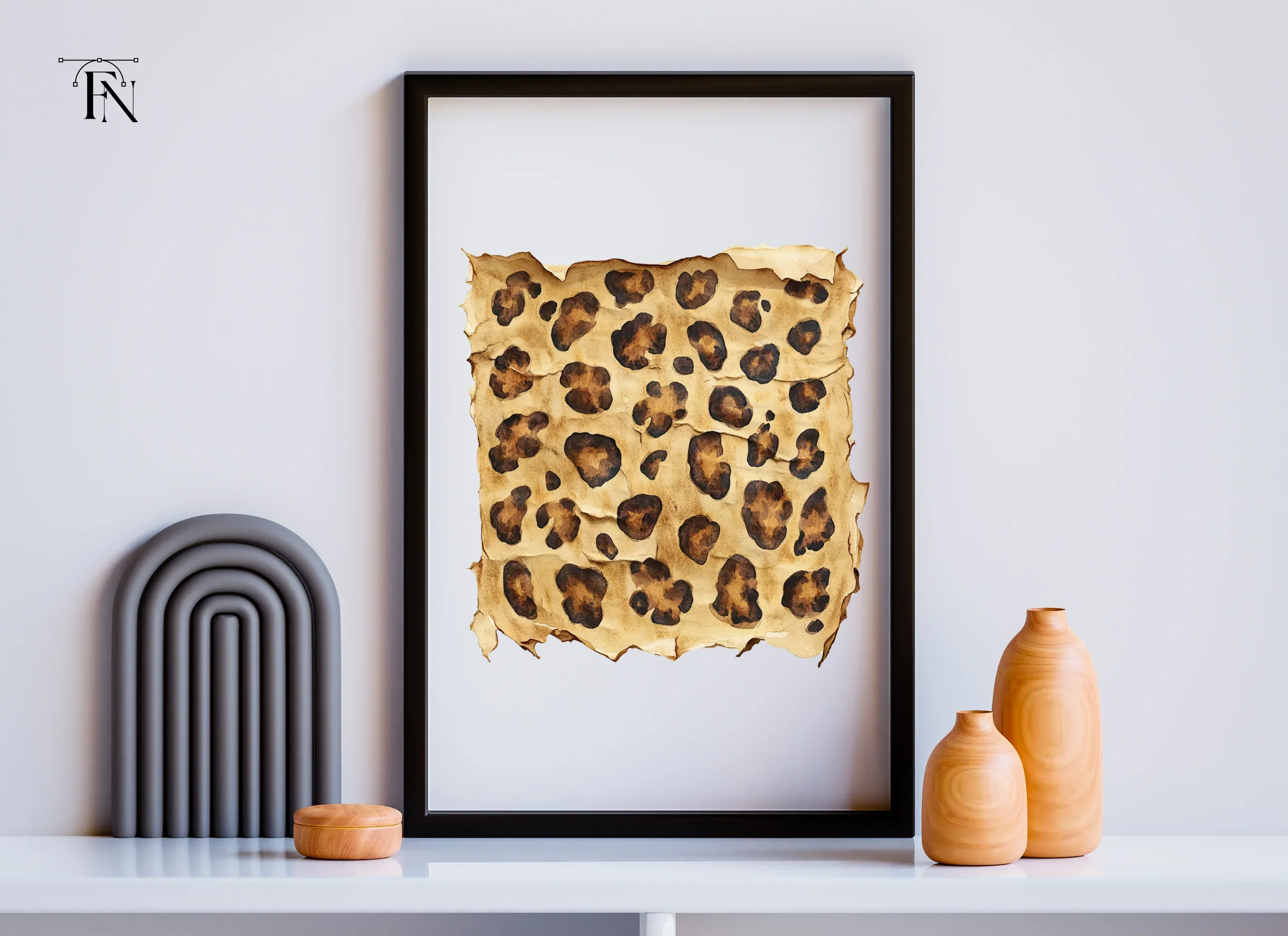 Leopard Texture Clipart Bundle - Image 6