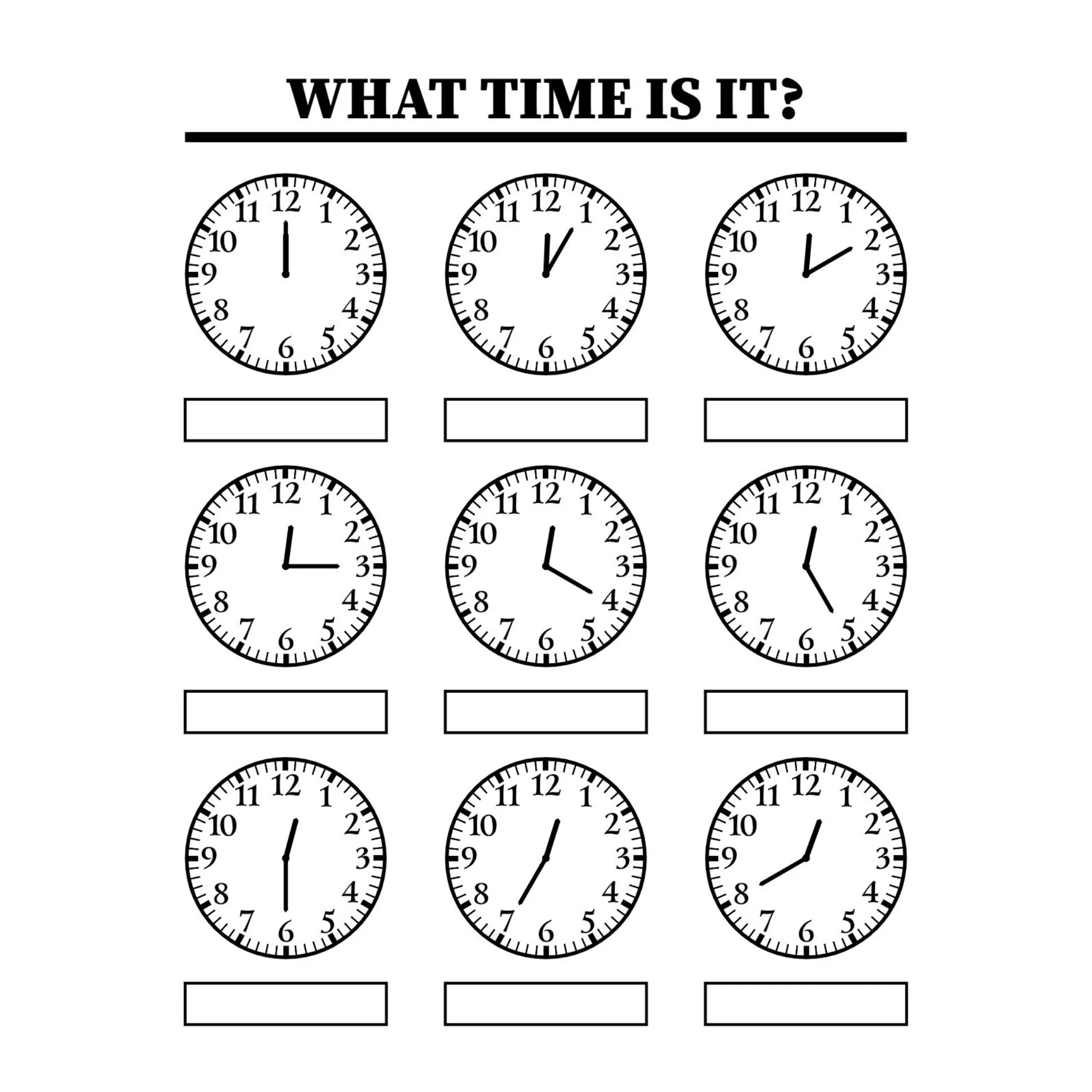 Let’s Know About Time Worksheets - Image 2
