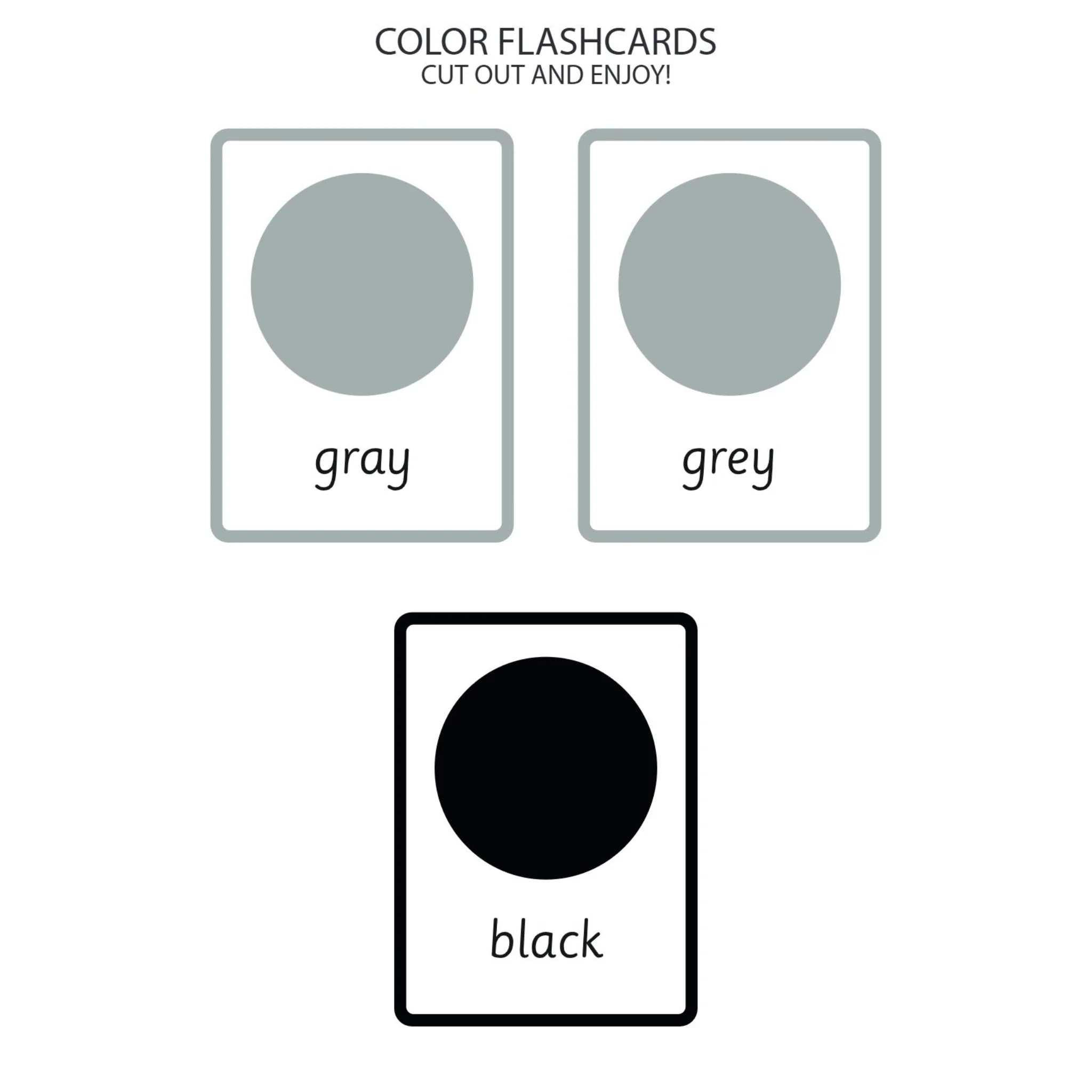 Letter Size Color Flashcards - Image 4