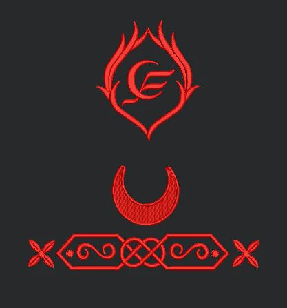 Lgnis Luna Decree Embroidery Design