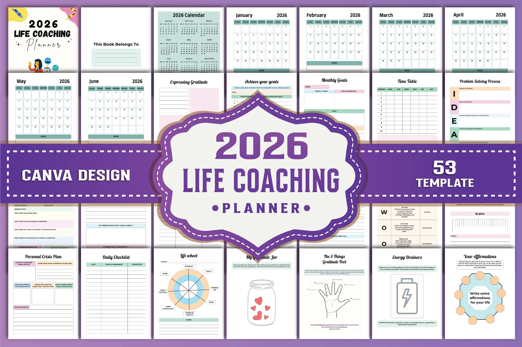 Life Coaching Planner