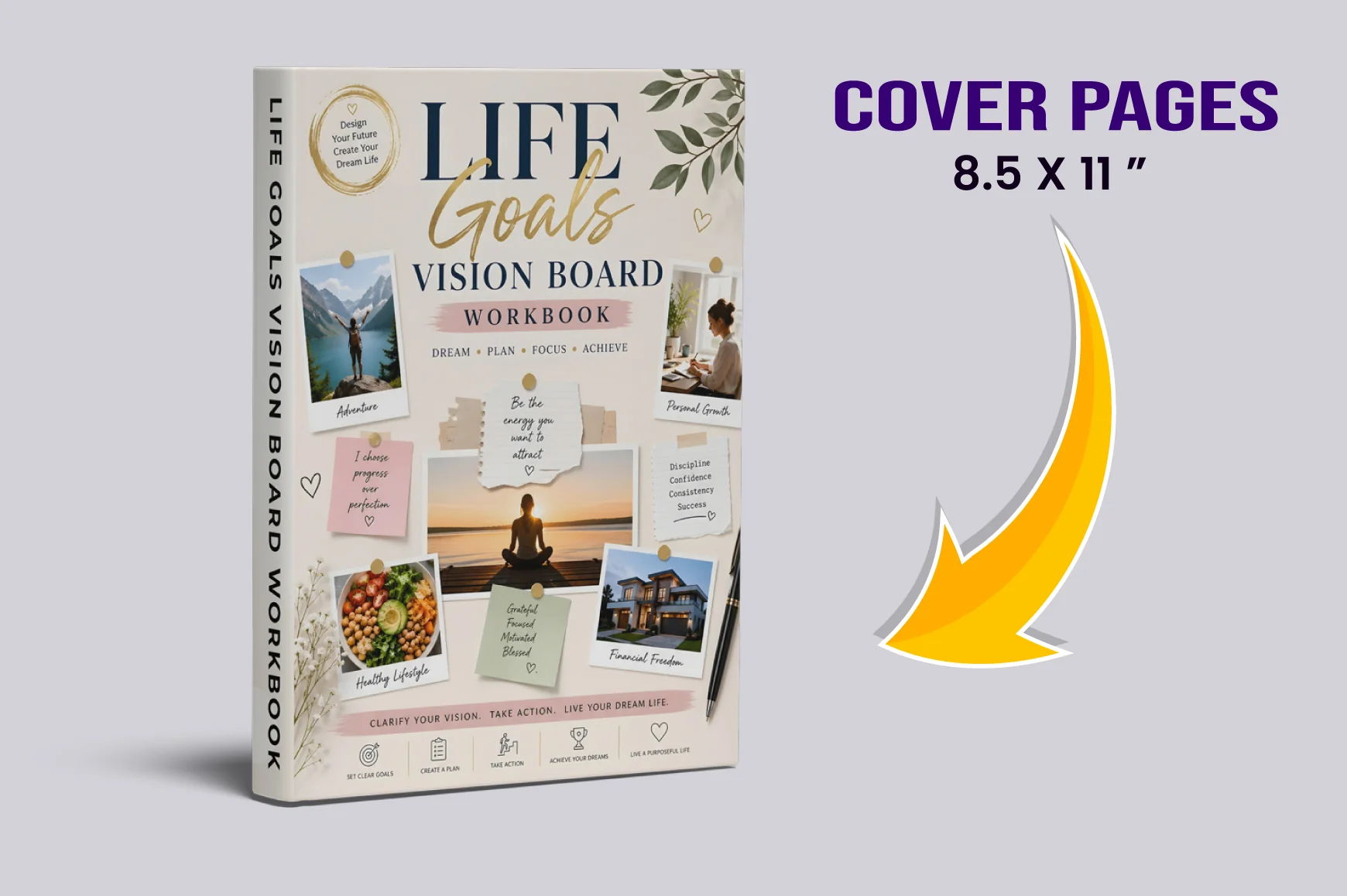 Life Goals Vision Board Workbook - Image 2