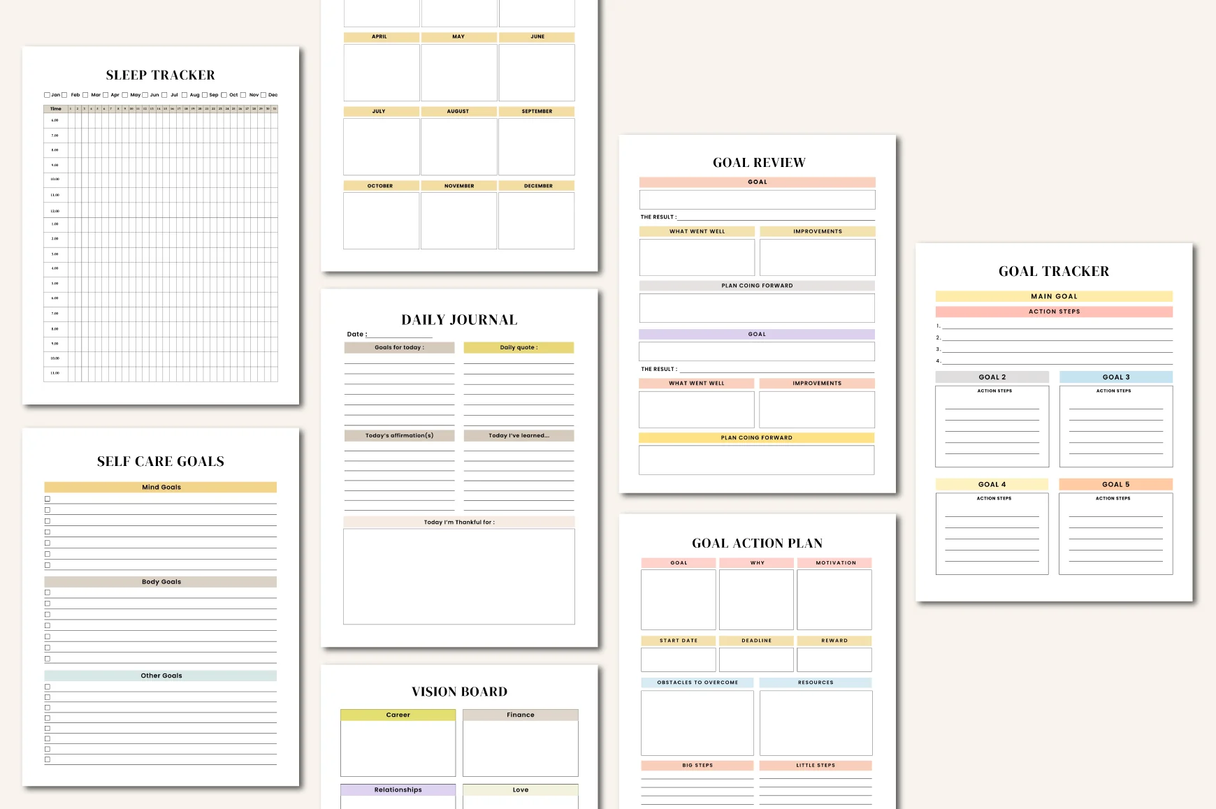 Life Goals Vision Board Workbook - Image 9