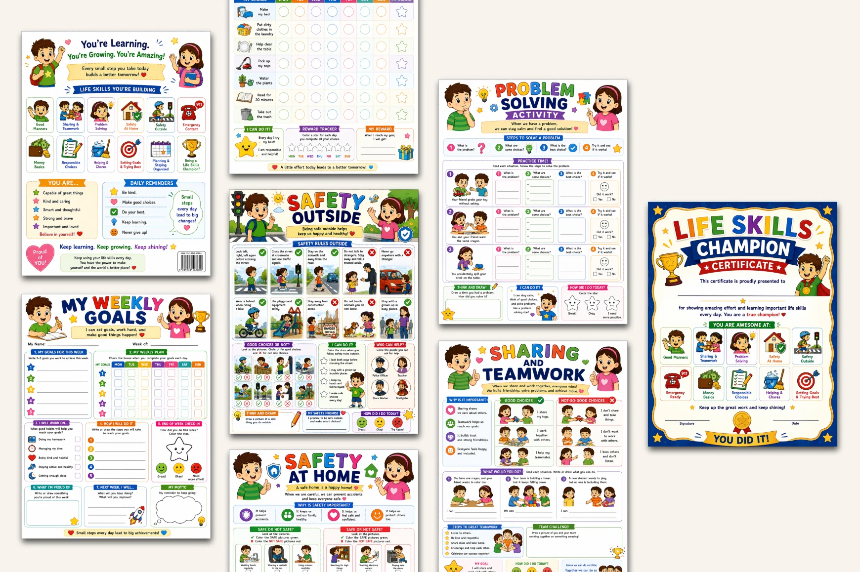 Life Skills For Kids Workbook - Image 4