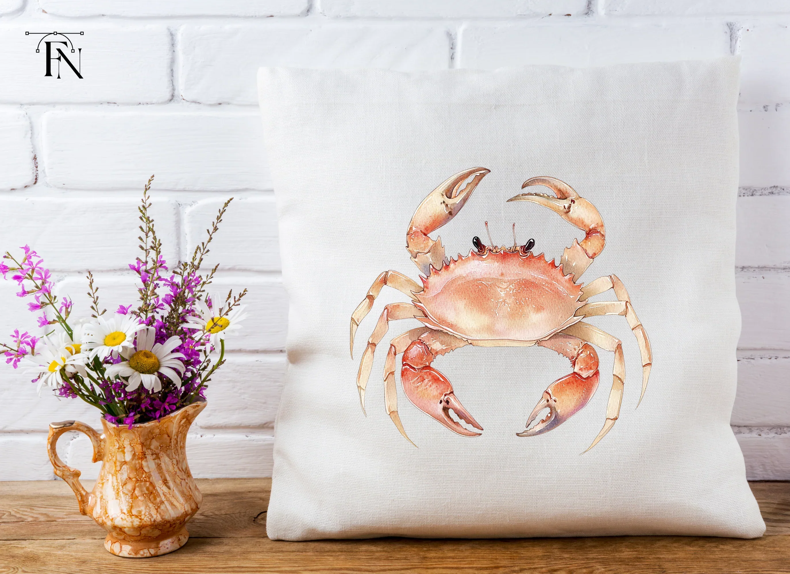 Light Orange Crab Clipart Bundle - Image 4