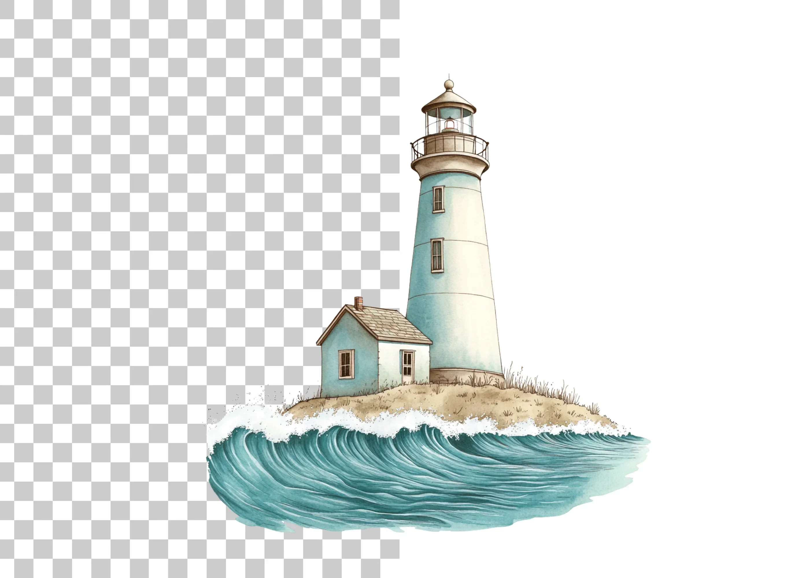 Lighthouse Clipart Bundle - Image 6