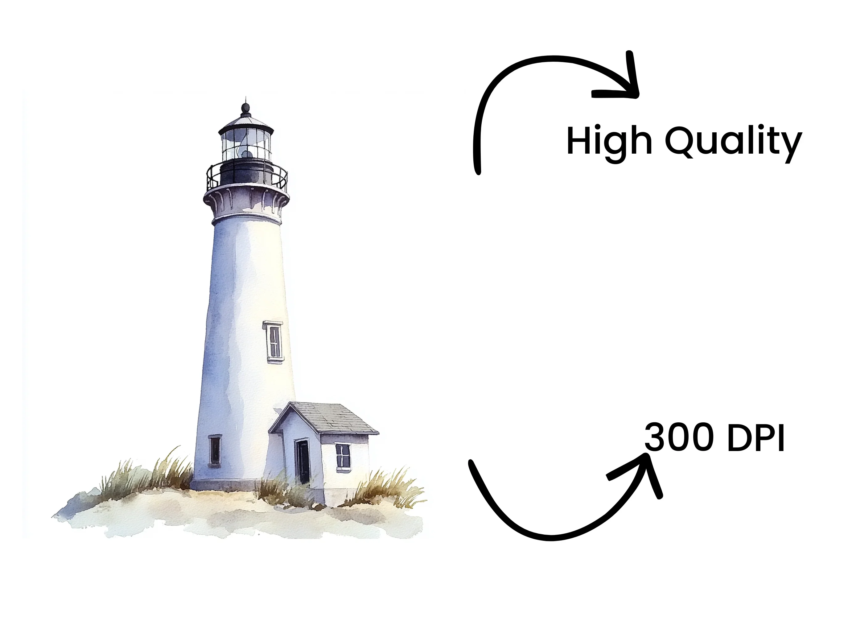 Lighthouse Coastal Clipart Bundle - Image 4