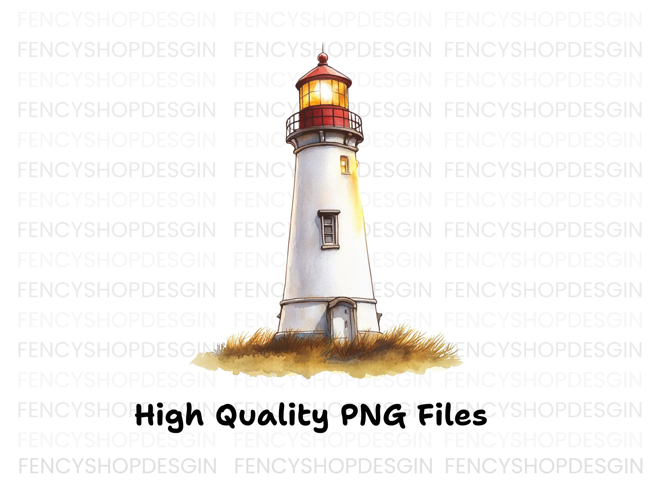Lighthouse Couple Bench Clipart Bundle - Image 3