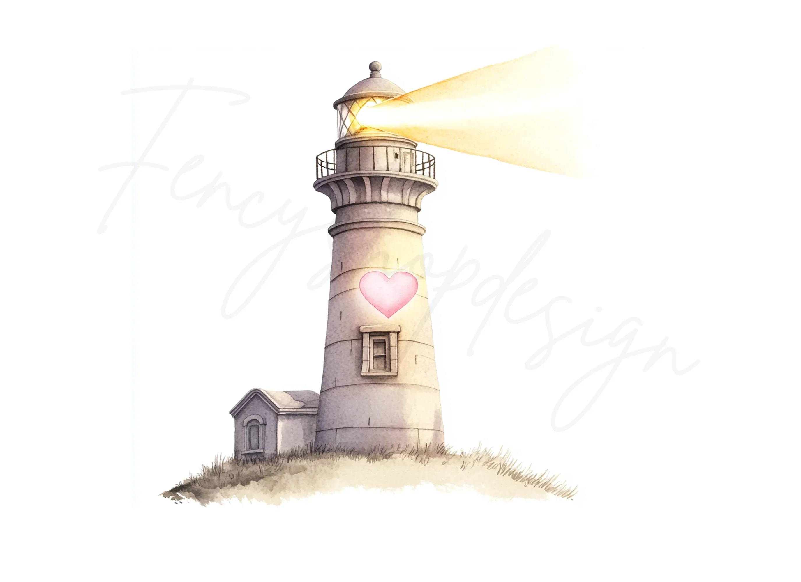 Lighthouse Heart Clipart Bundle - Image 2