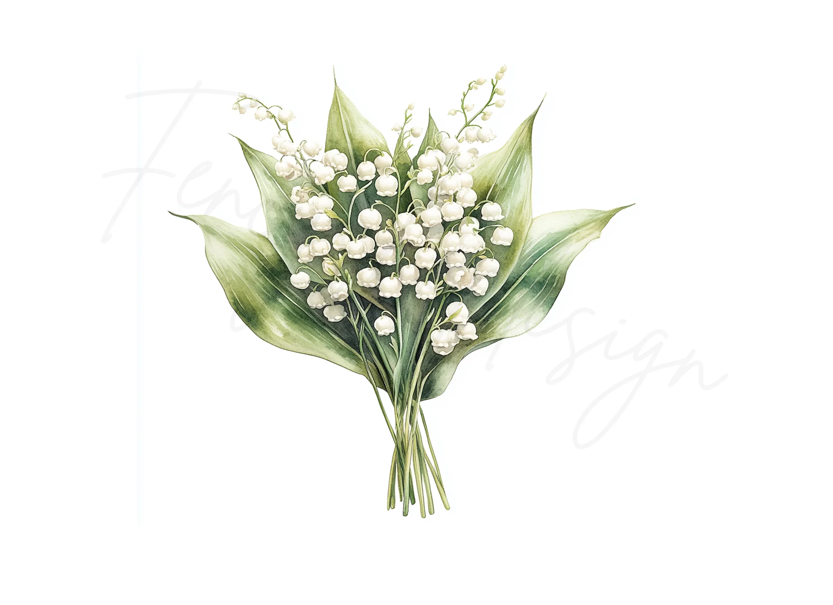 Lily of the Valley Clipart Bundle - Image 3