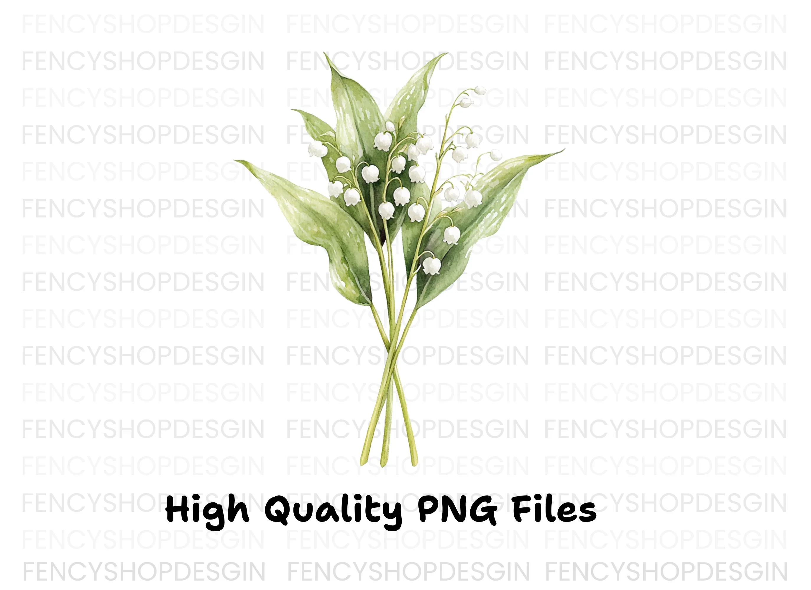 Lily of the Valley Clipart Bundle - Image 2