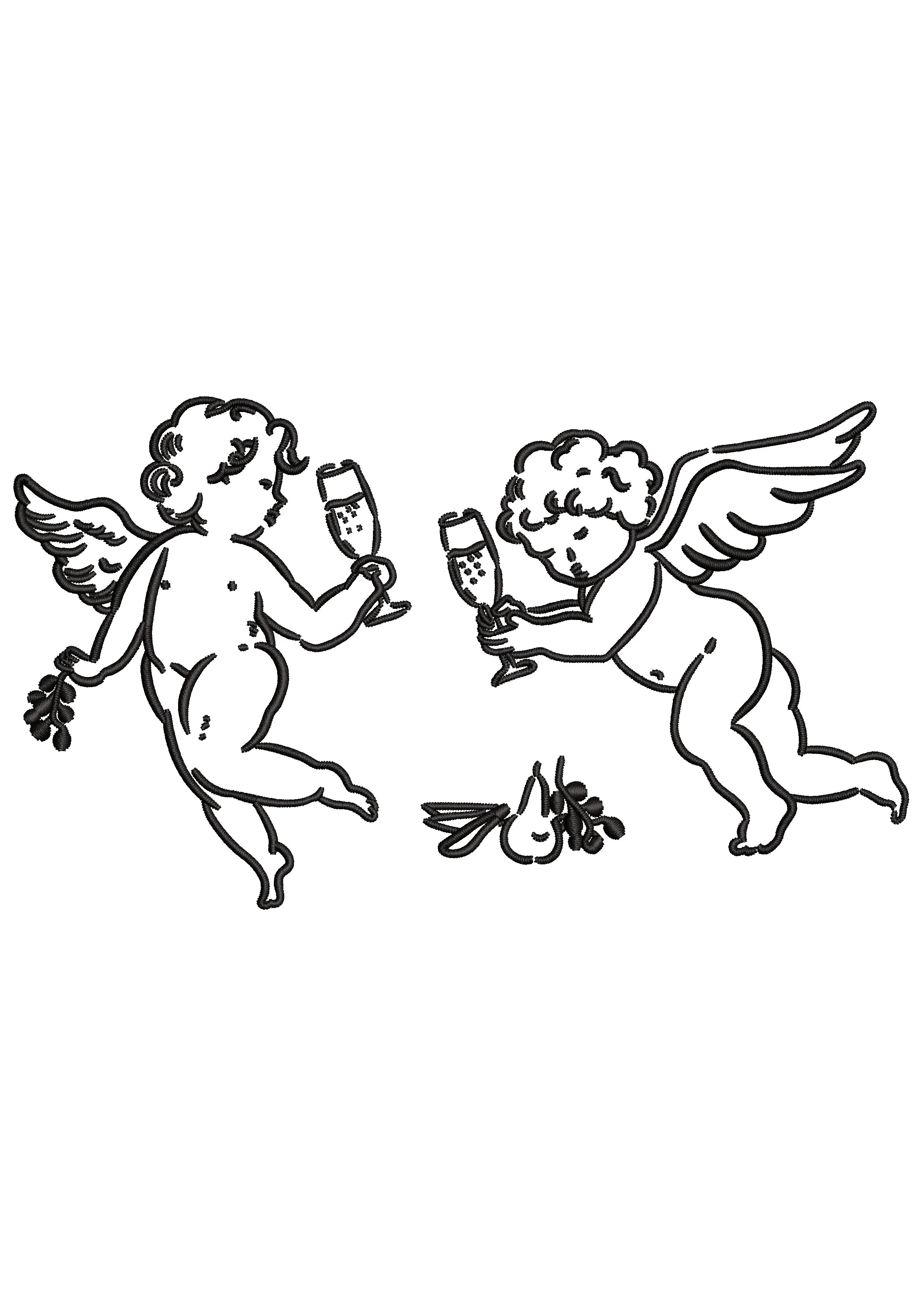 Little Angel Embroidery Design