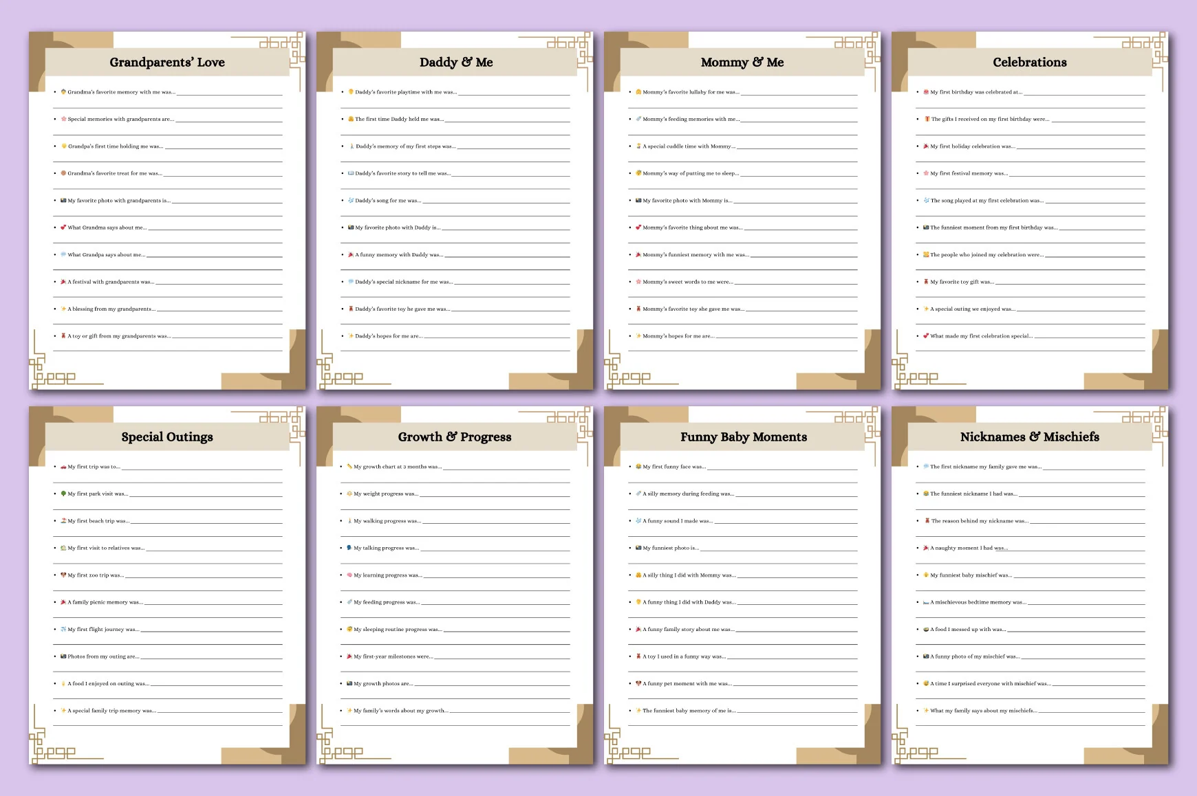 Little Footprints Forever Baby Planner - Image 4