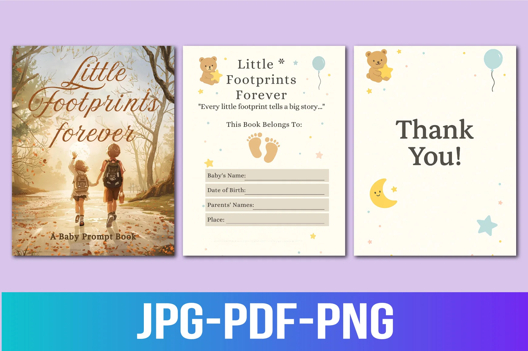 Little Footprints Forever Baby Planner - Image 5