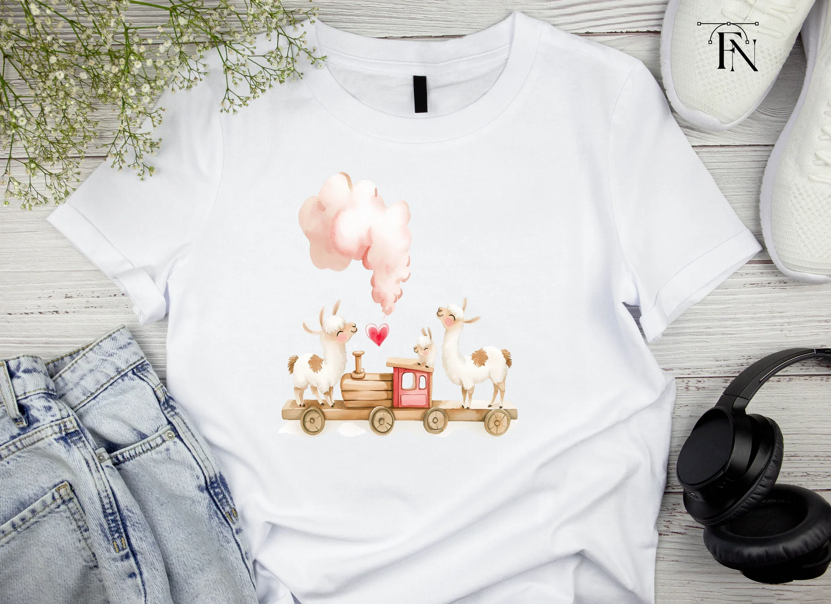 Llama Train Adventure Clipart Bundle - Image 5