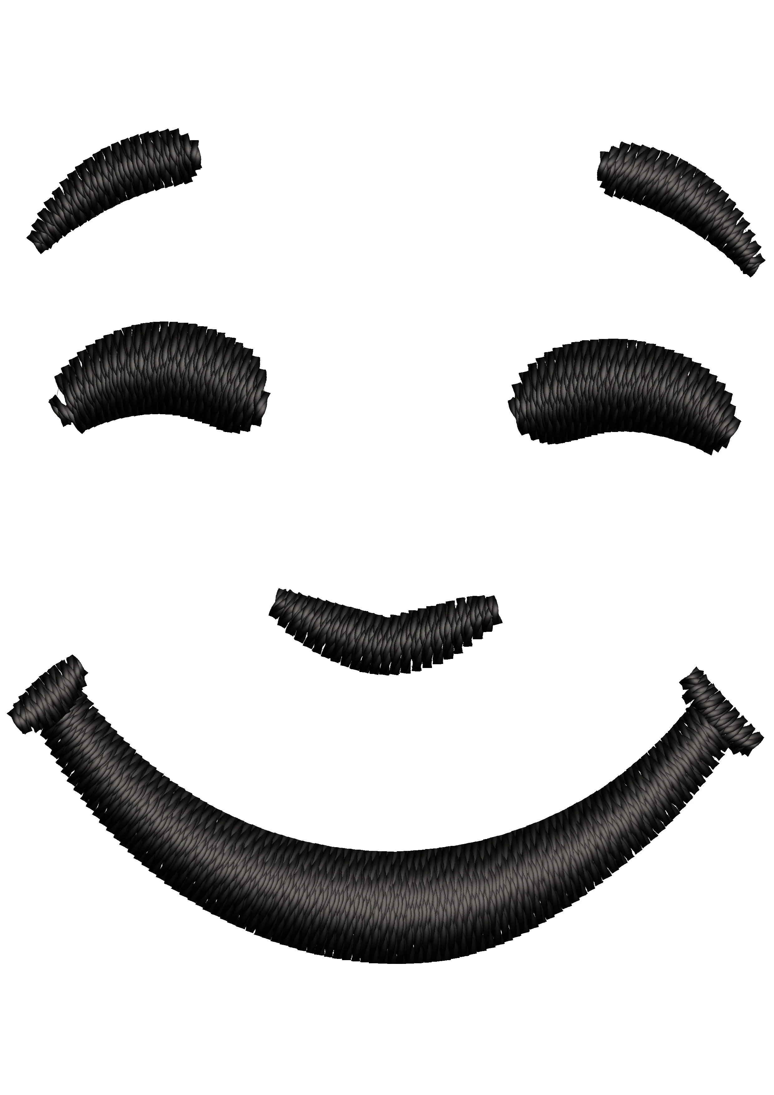 Lot Happy Sign Embroidery Design