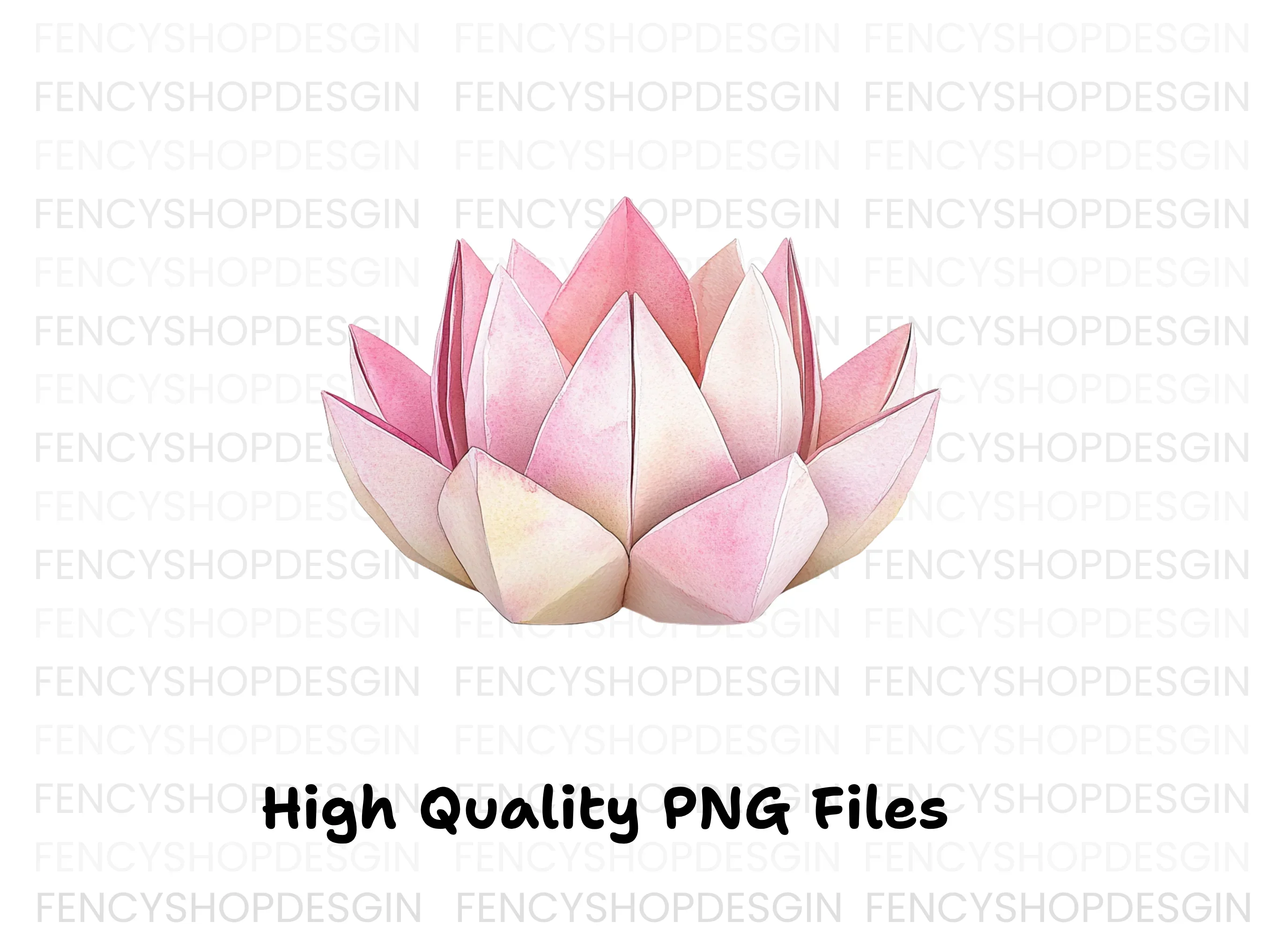 Lotus Flower Clipart Bundle - Image 2