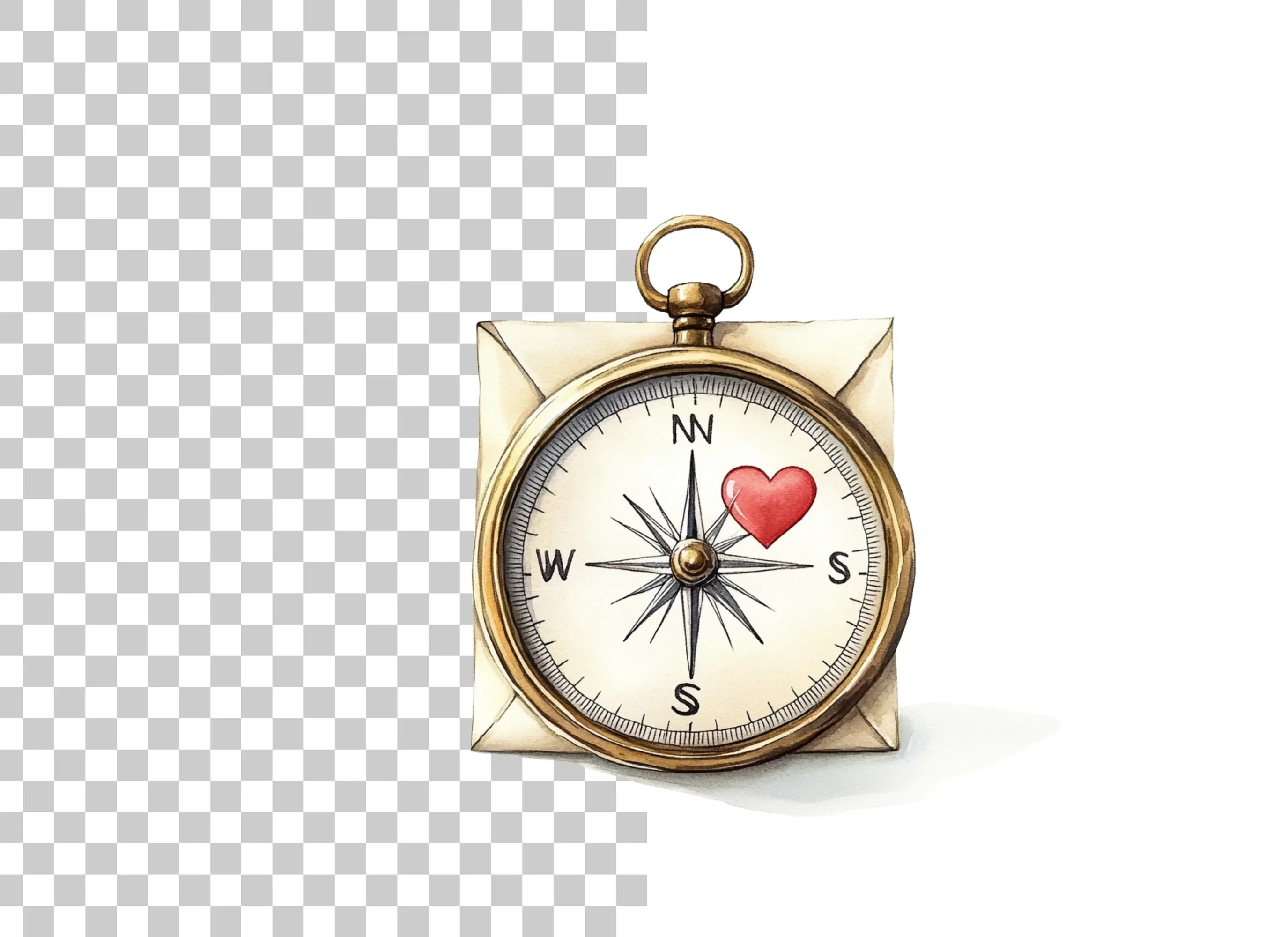 Love Compass Clipart Bundle - Image 3