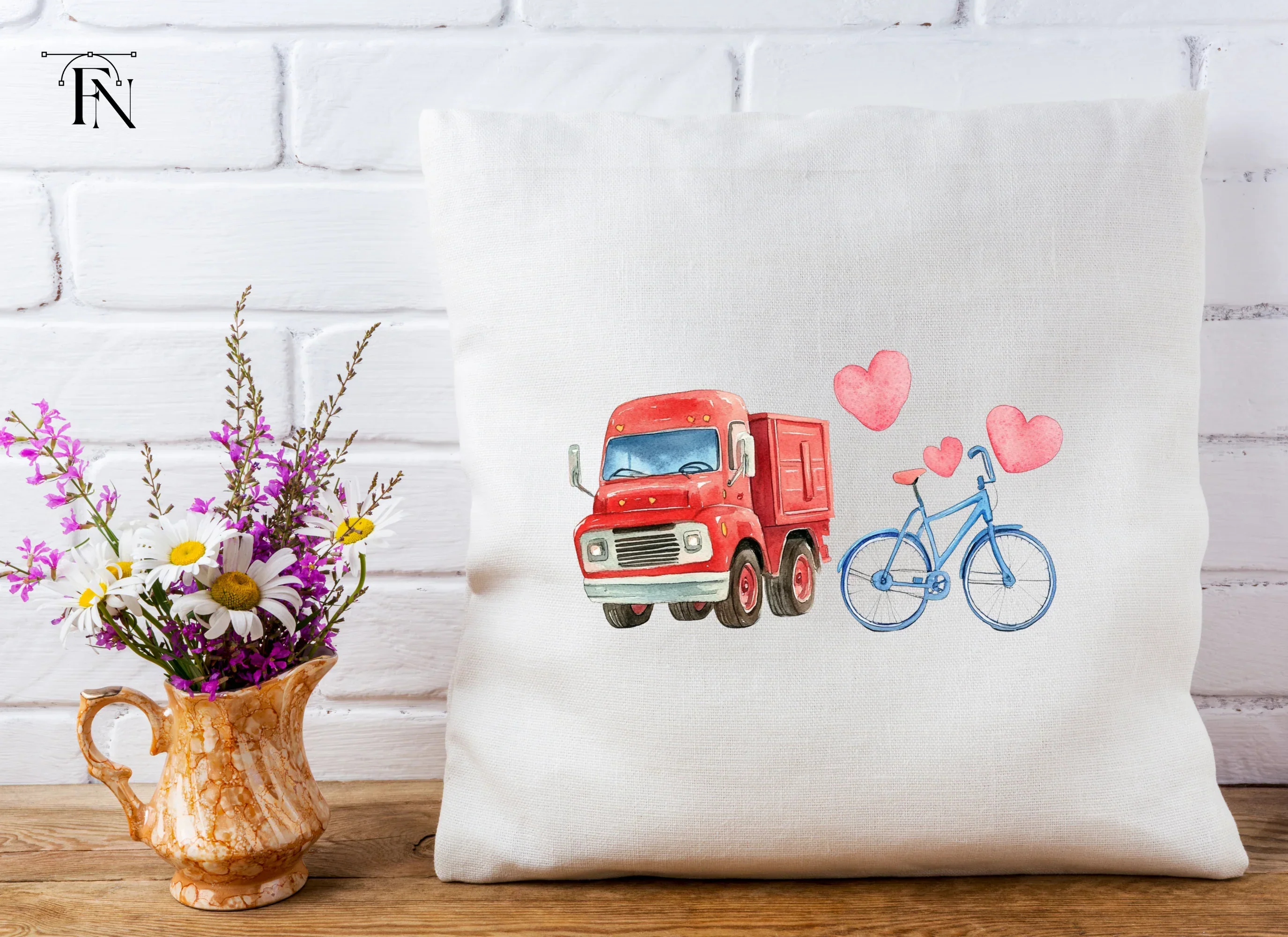 Love Delivery Vehicles Clipart Bundle - Image 4