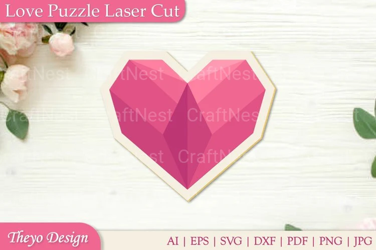 Love Puzzle SVG Bundle - Image 2