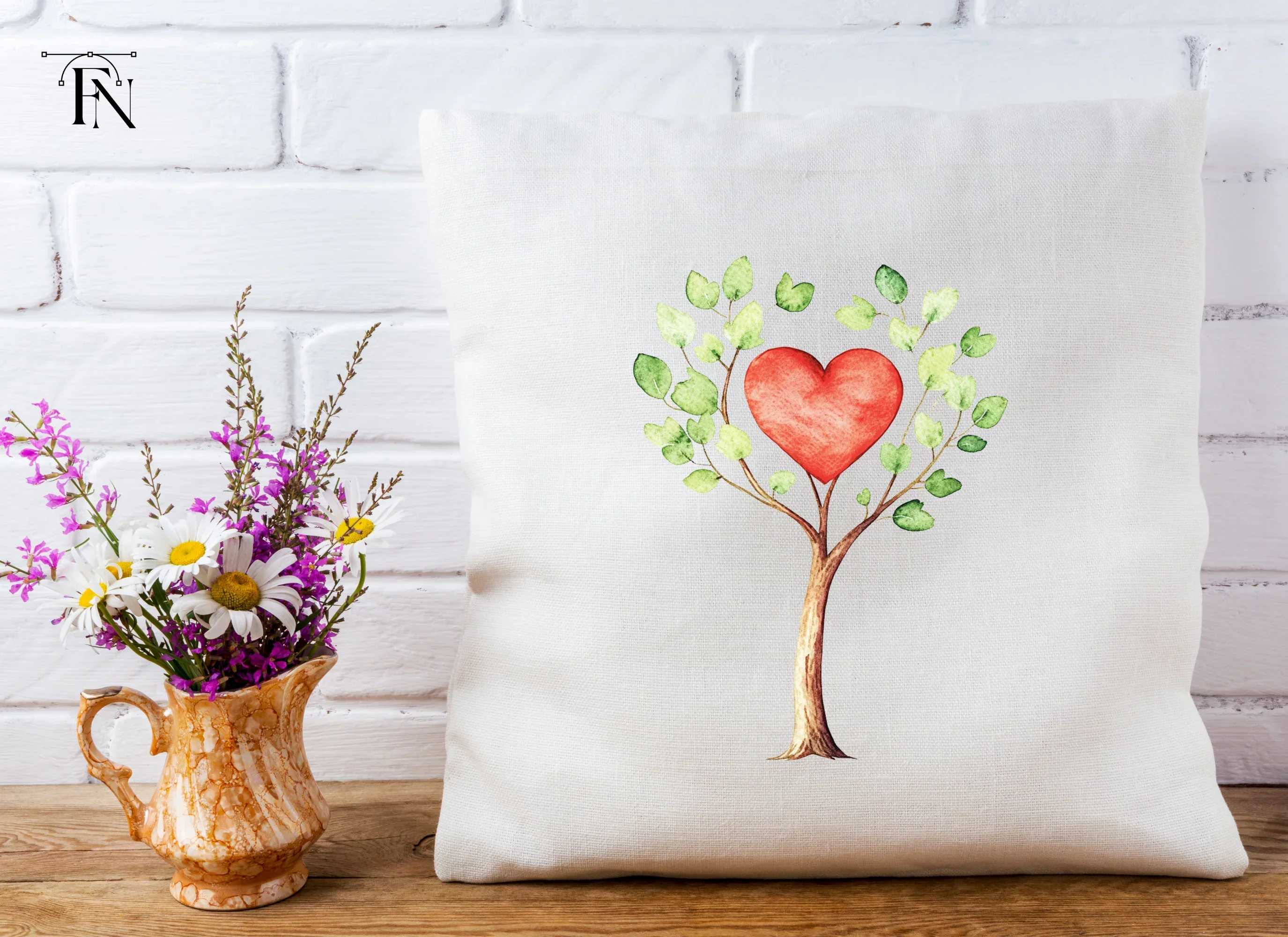 Love Tree Clipart Bundle - Image 5