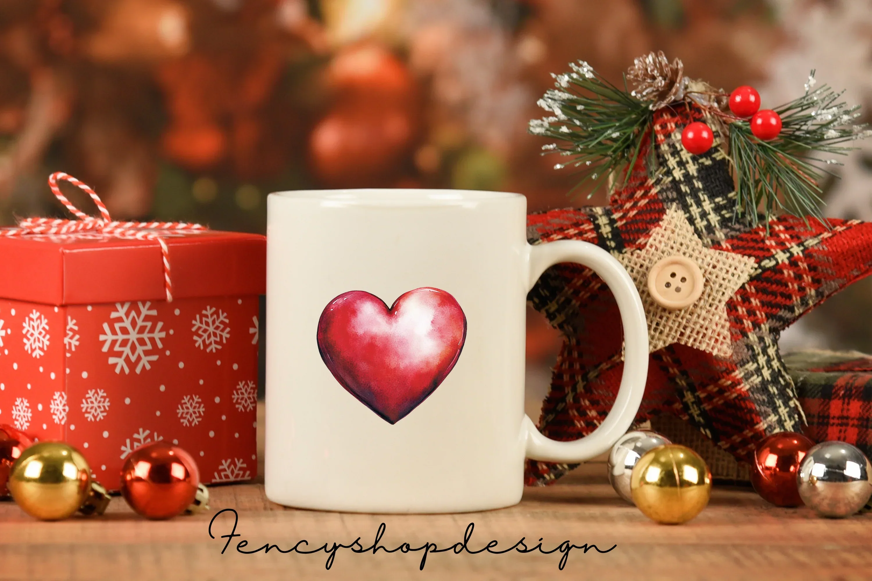 Lovely Red Hearts Clipart Bundle - Image 3