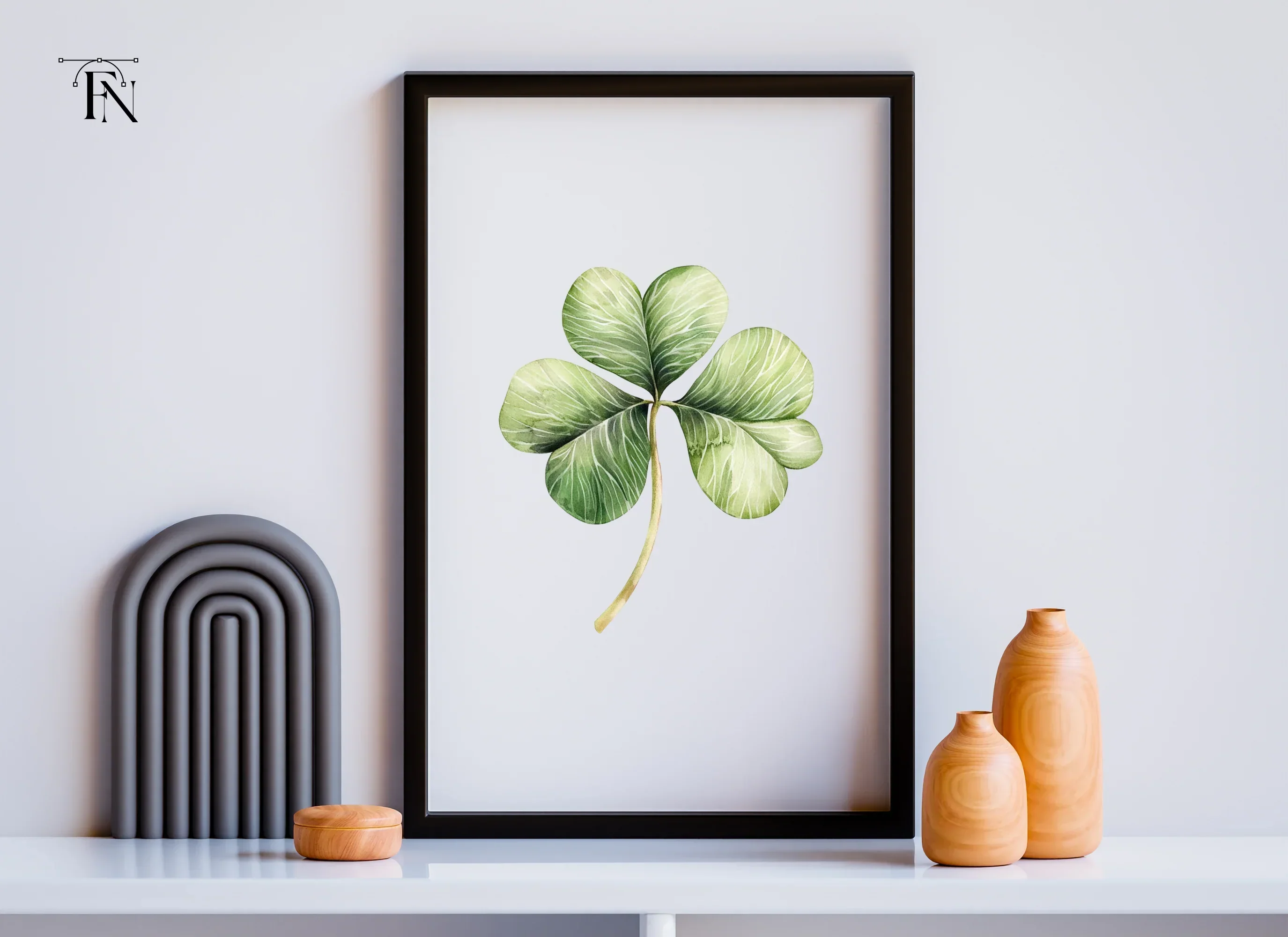 Lucky Clover Clipart Bundle - Image 6