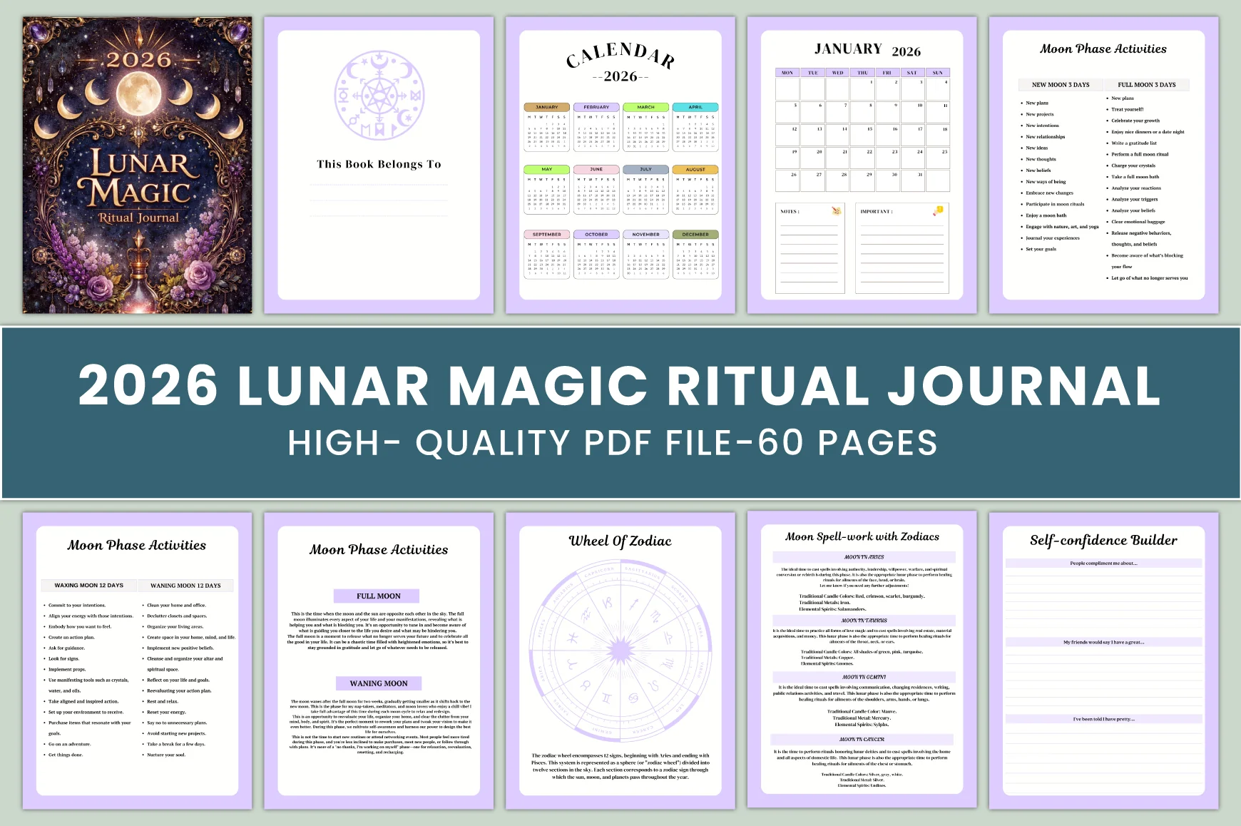Lunar Magic Ritual Journal