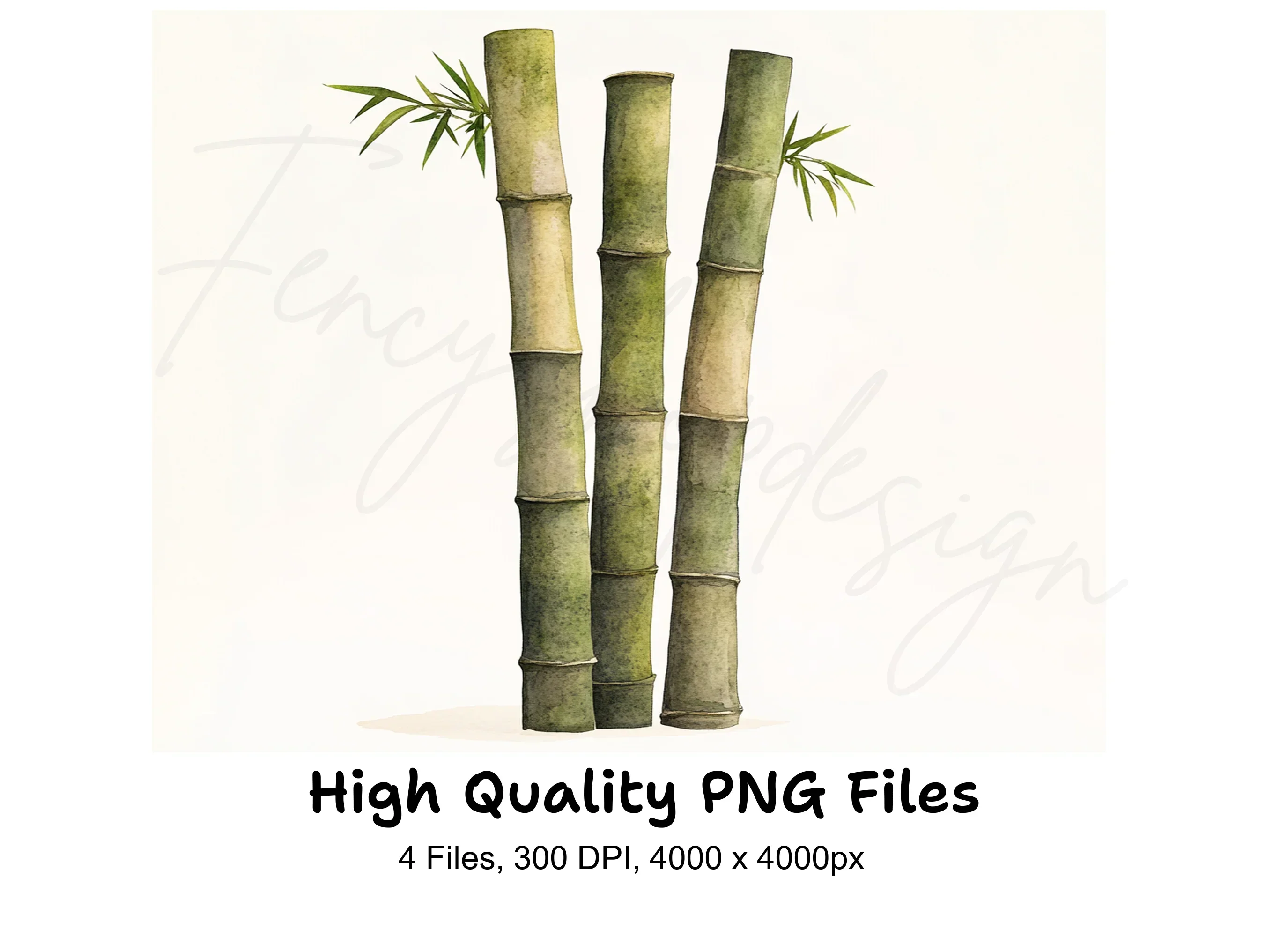 Lush Bamboo Forest Clipart Bundle