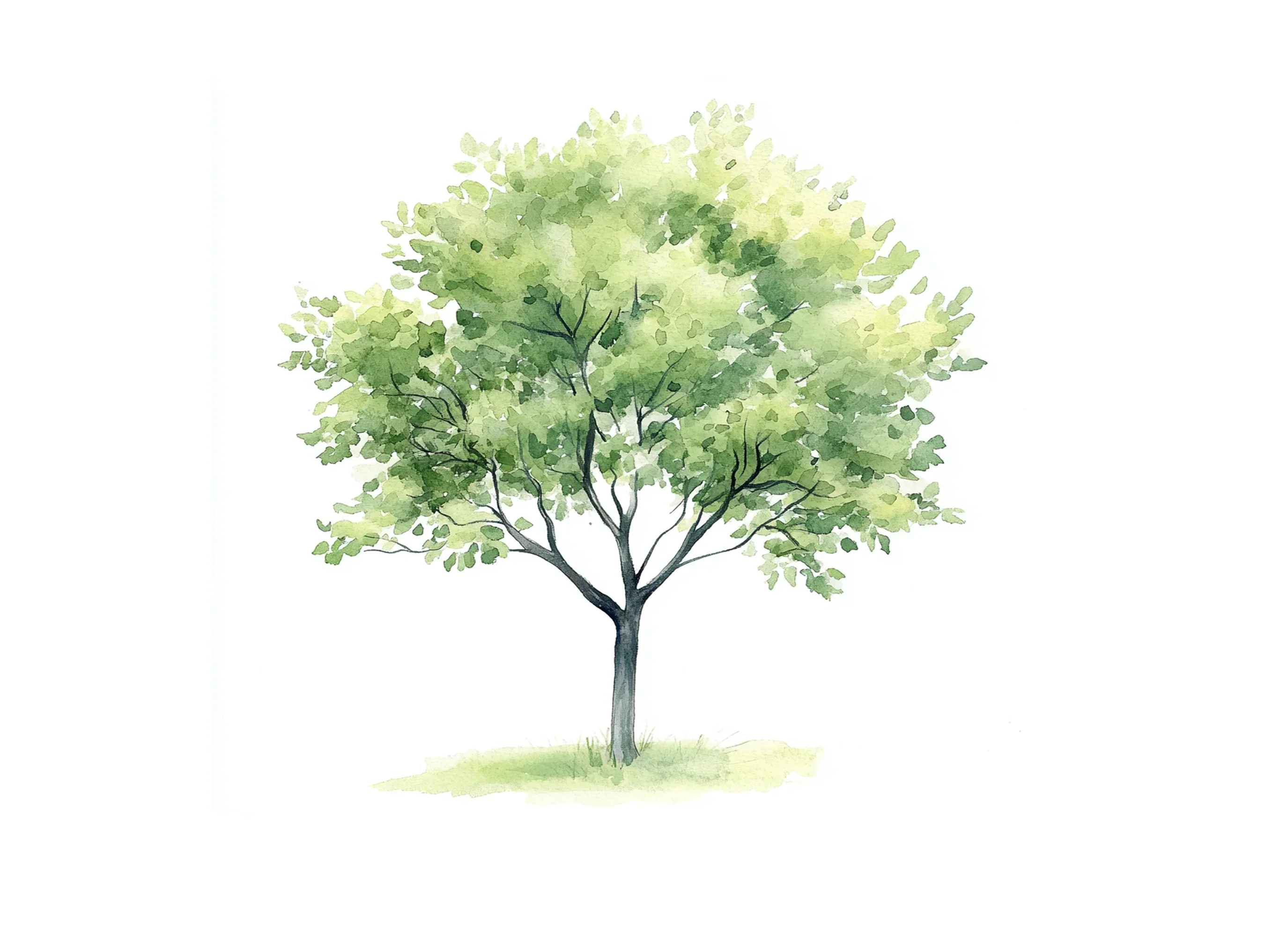Lush Green Tree Clipart Bundle - Image 2