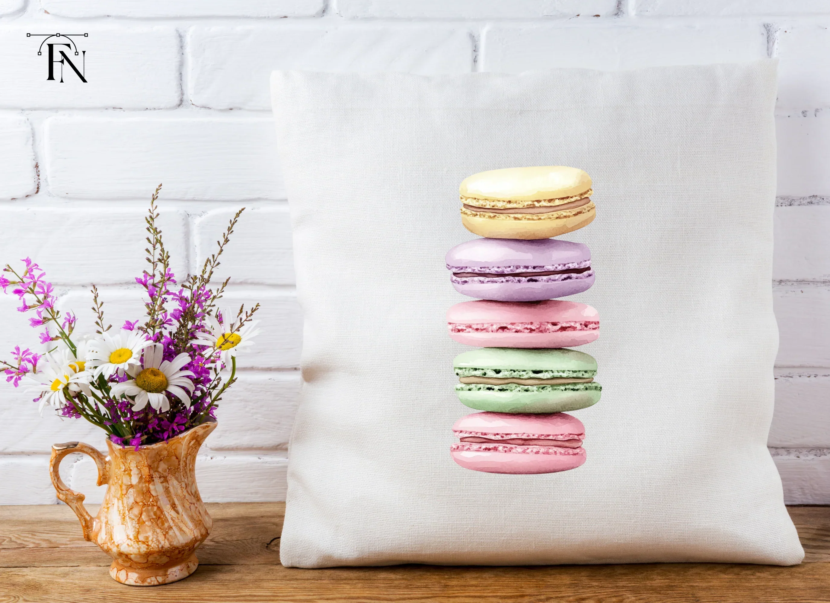 Macaron Stacks Clipart Bundle - Image 5