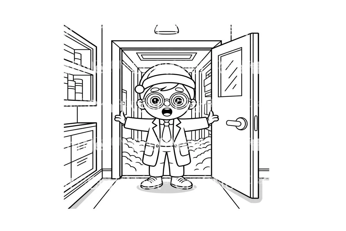 Mad Scientist Lab Mess Coloring Books - Image 2