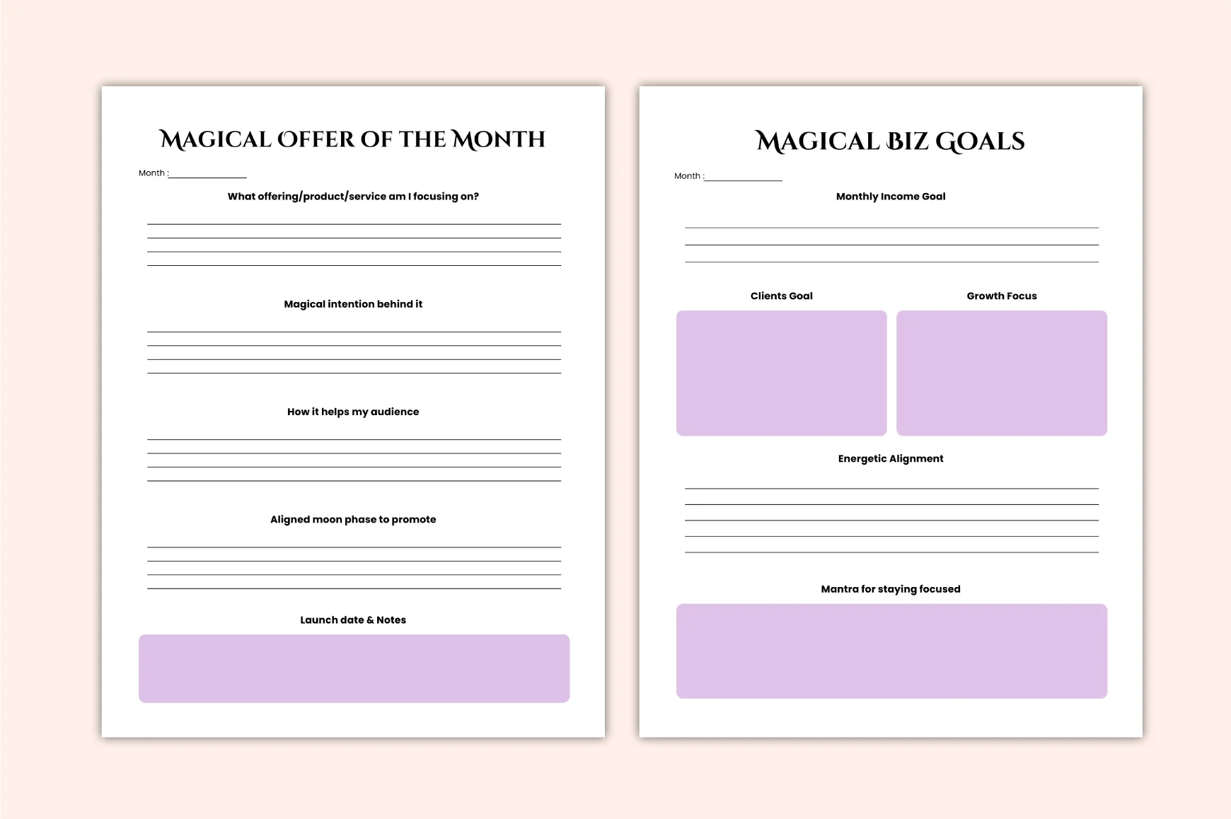 Magic Manifestation Business Planner - Image 4