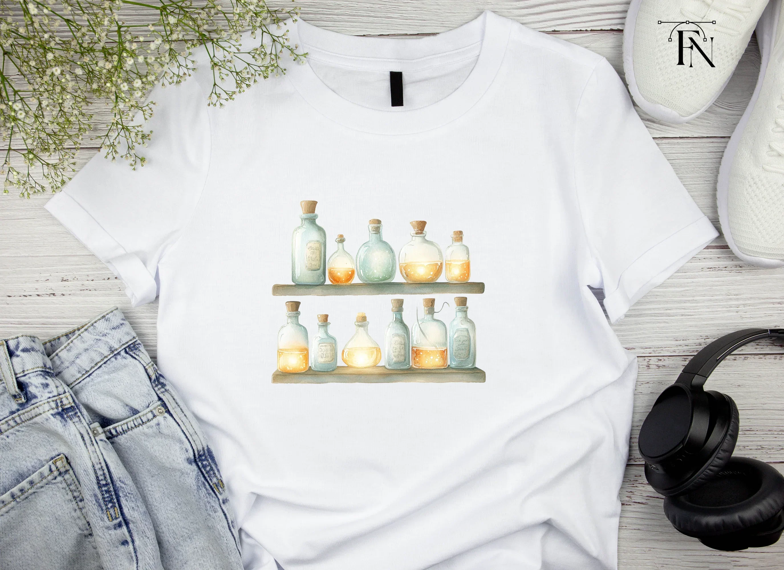 Magic Potion Bottles Clipart Bundle - Image 5