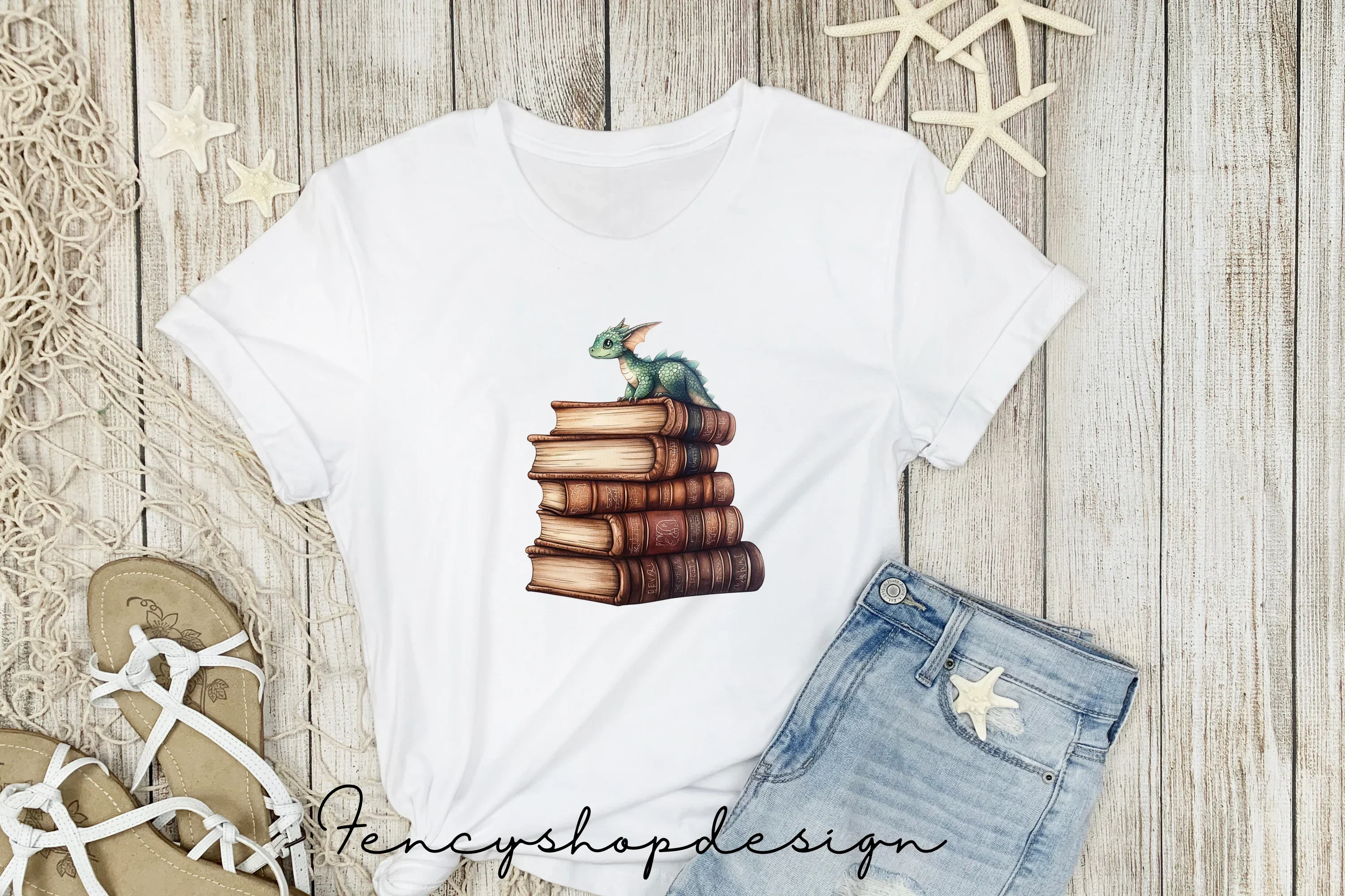 Magical Books Quill Autumn Leaves Clipart Bundle - Image 5