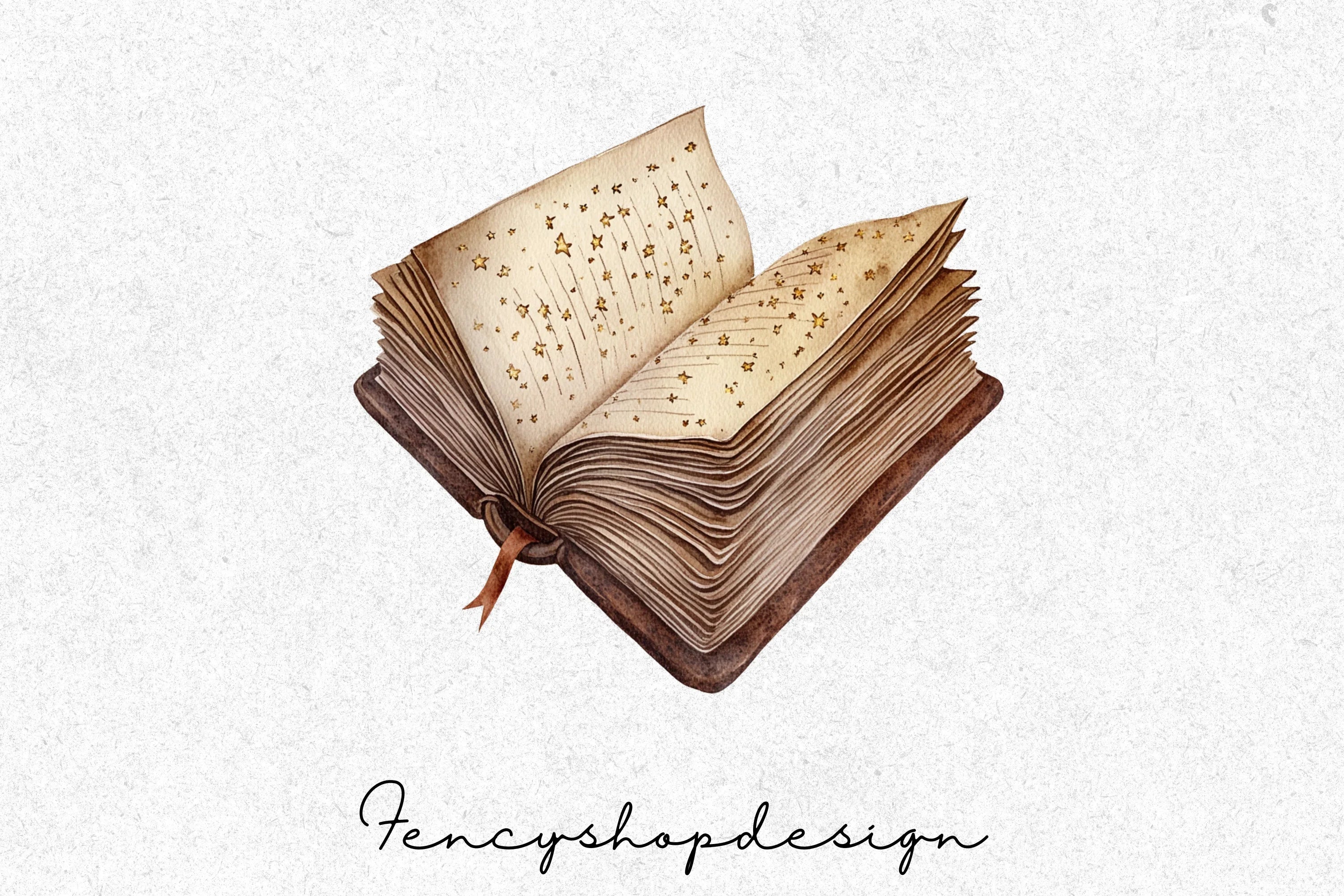 Magical Open Books Clipart Bundle - Image 6