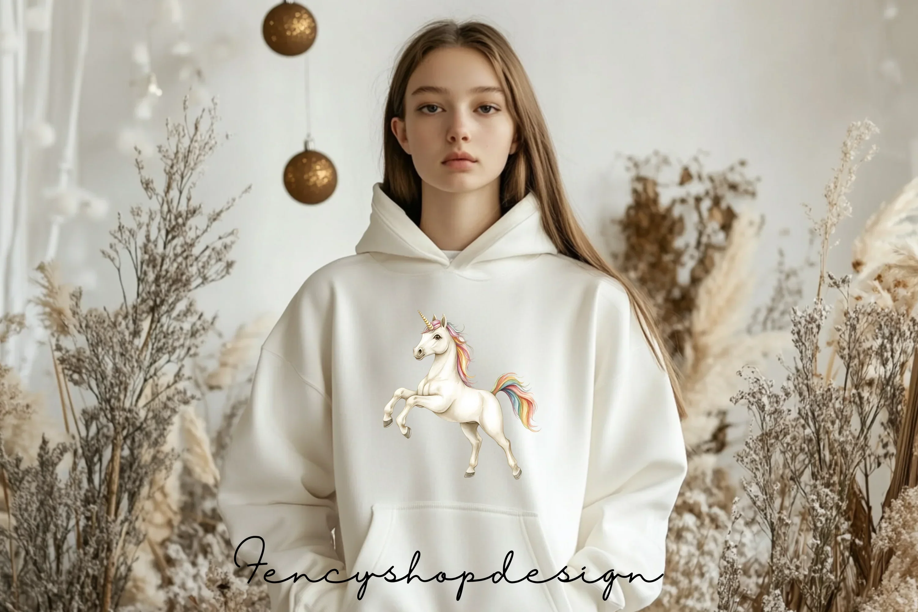 Magical Rainbow Unicorn Clipart Bundle - Image 6
