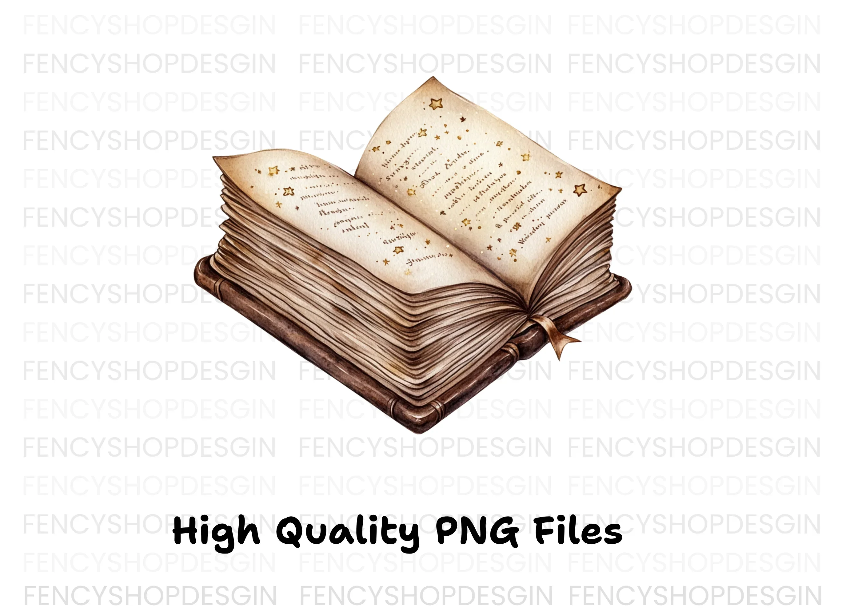 Magical Spell Books Clipart Bundle - Image 3