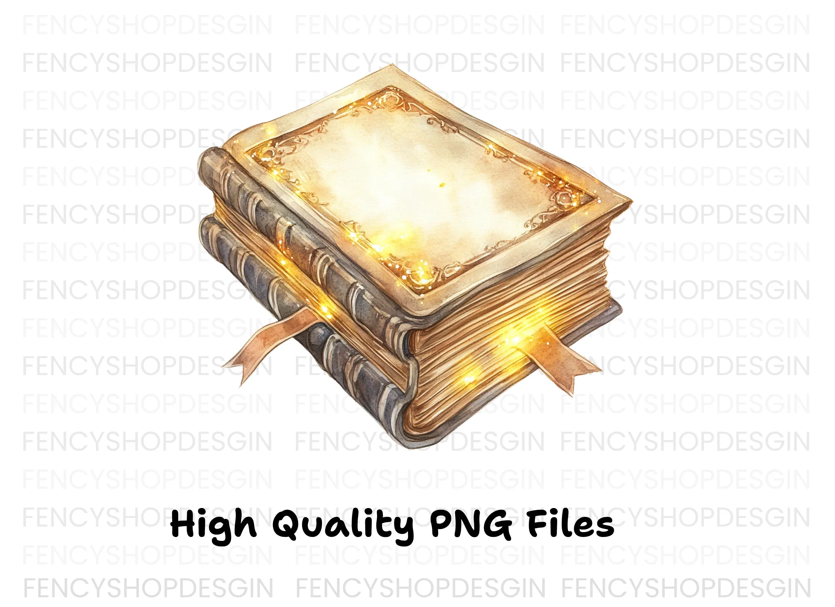 Magical Stack of Books Clipart Bundle - Image 2