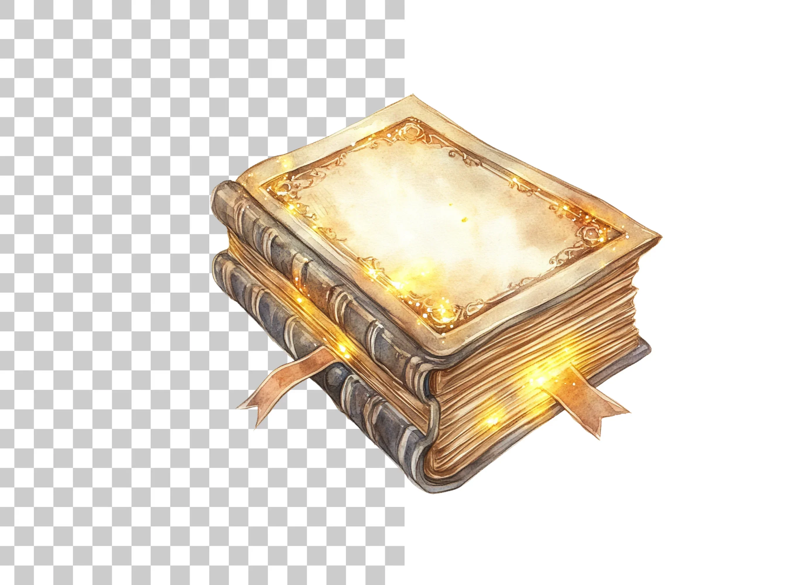 Magical Stack of Books Clipart Bundle - Image 6