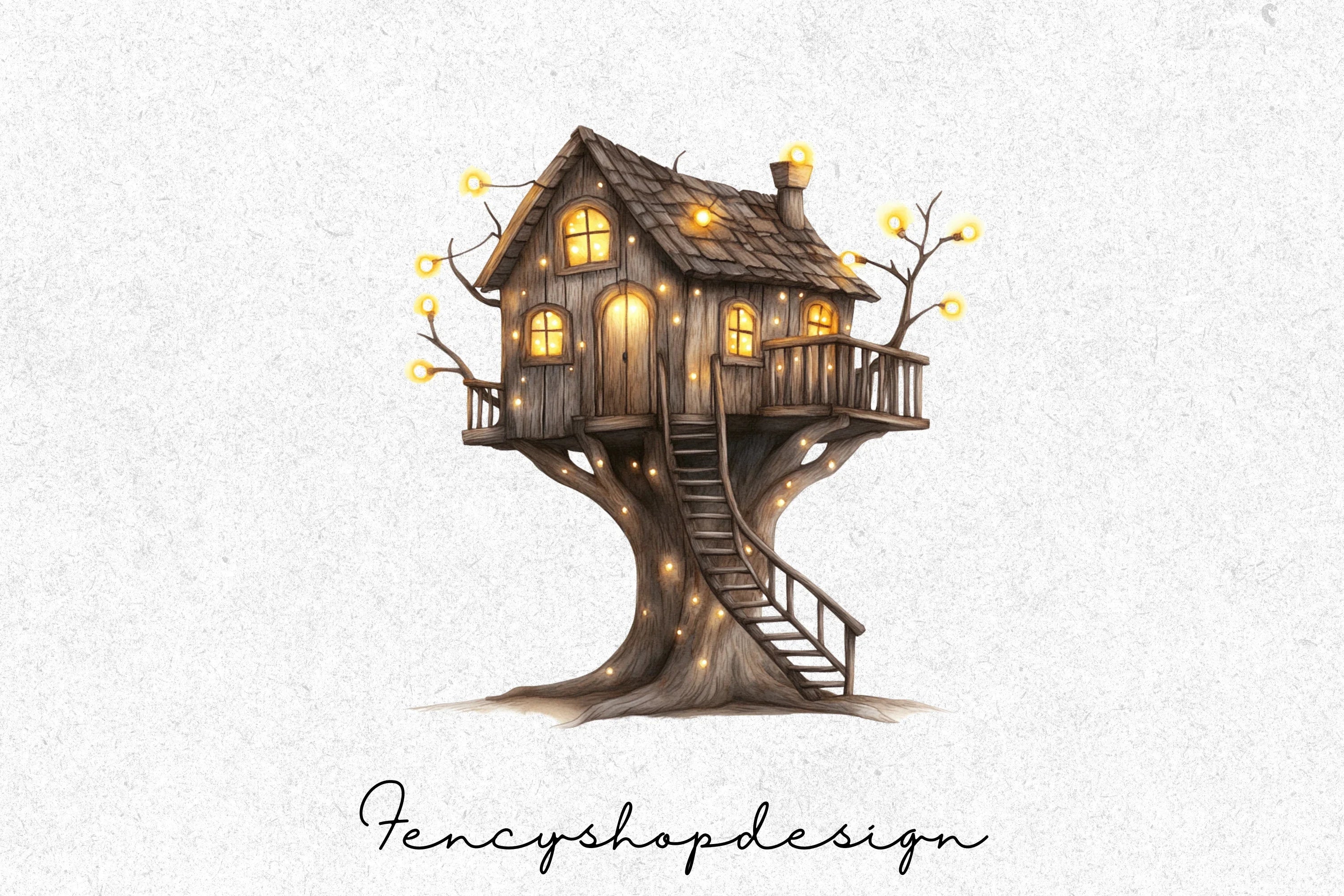 Magical Treehouse Clipart Bundle - Image 3